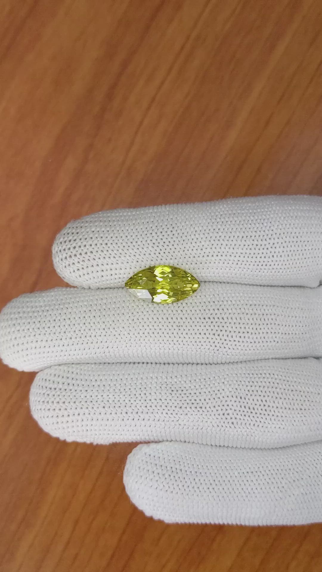 4.29 Ct. Chrysoberyl from Ceylon (Sri Lanka) Size Video