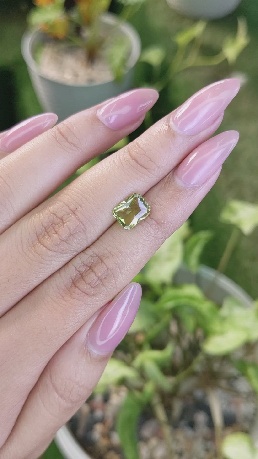 2.05 Ct. Chrysoberyl from Ceylon (Sri Lanka) Size Video