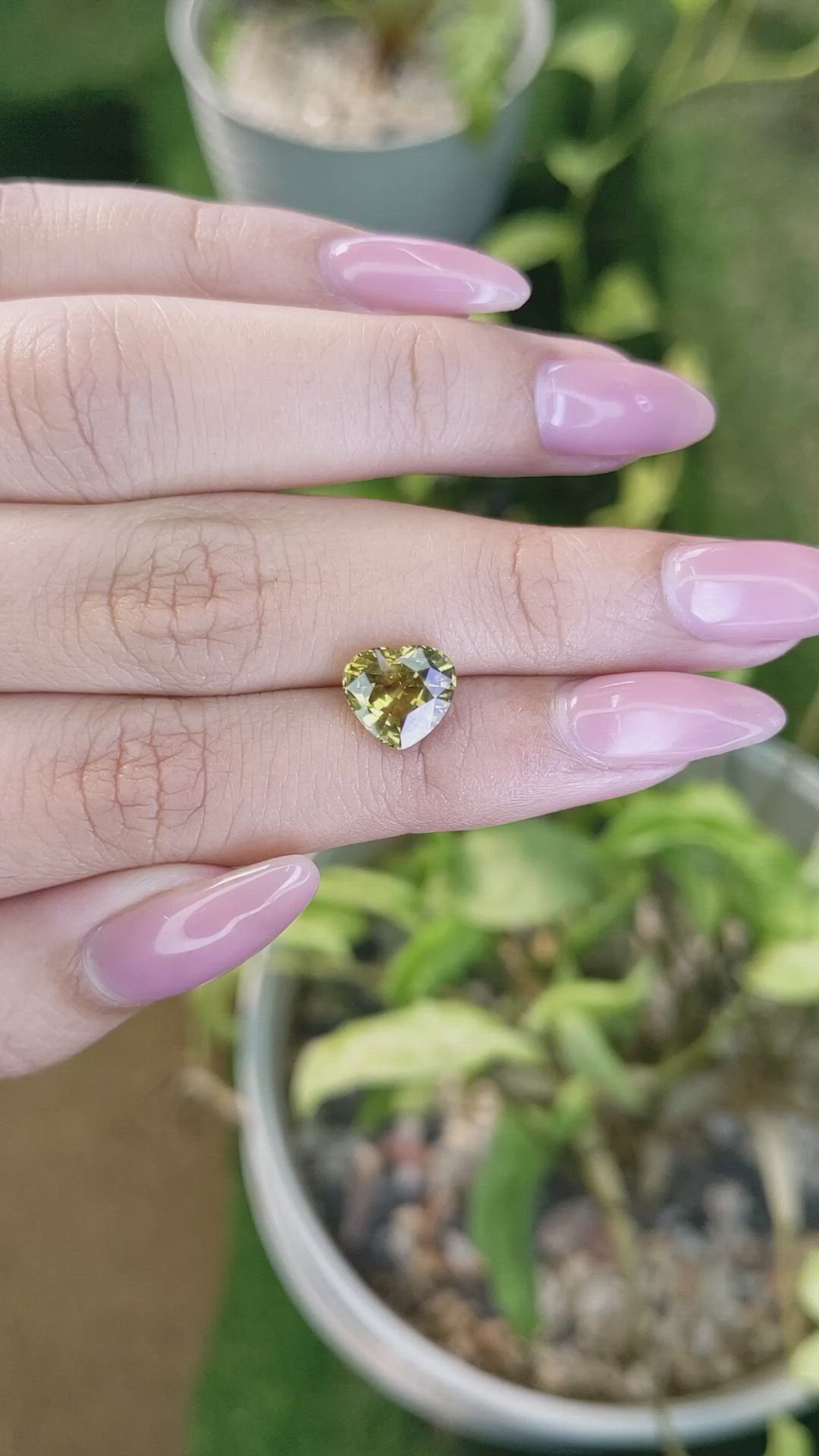 2.88 Ct. Chrysoberyl from Ceylon (Sri Lanka) Size Video