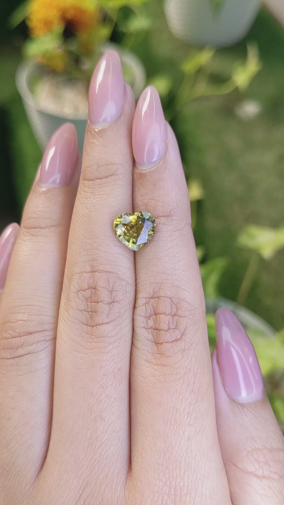 2.88 Ct. Chrysoberyl from Ceylon (Sri Lanka) Size Video