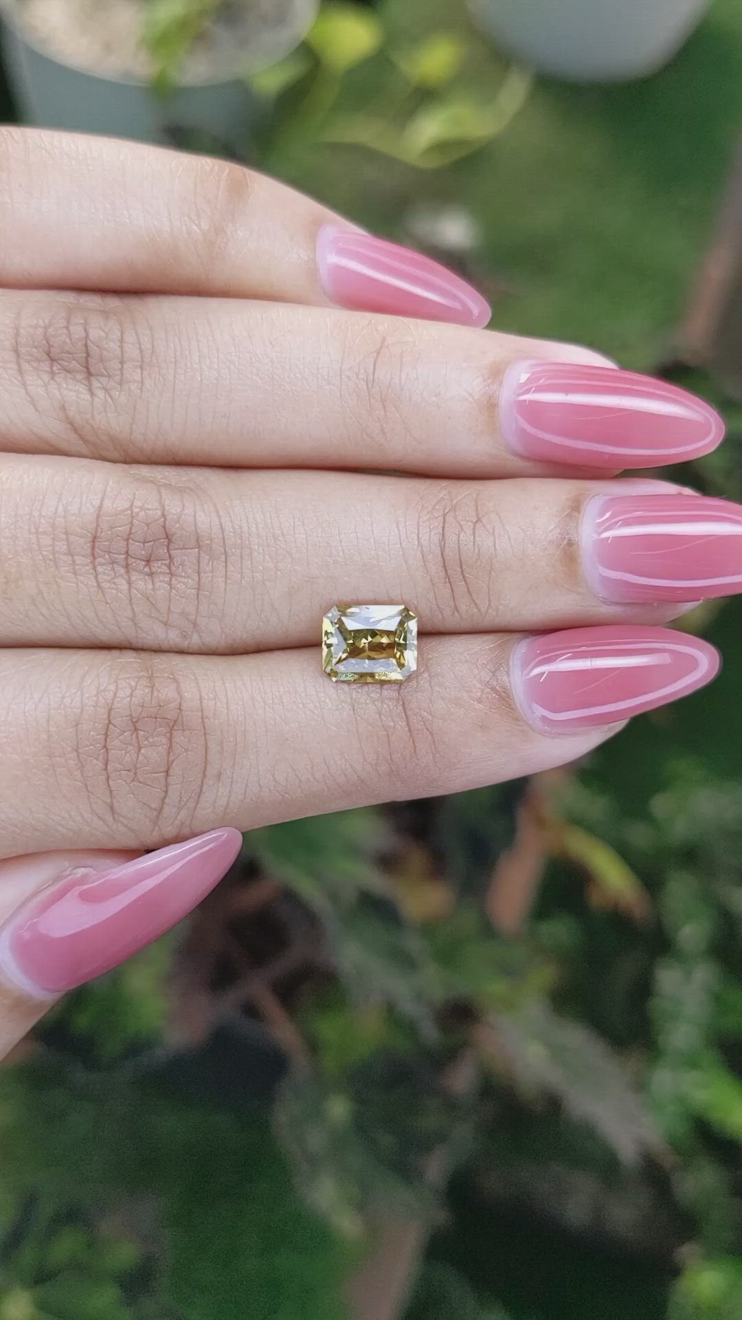 1.79 Ct. Chrysoberyl from Ceylon (Sri Lanka) Size Video