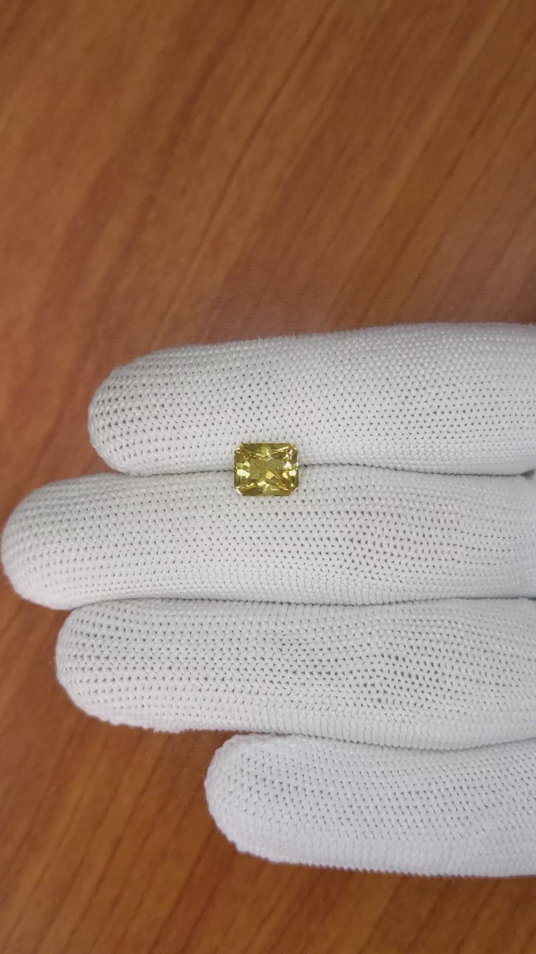 1.79 Ct. Chrysoberyl from Ceylon (Sri Lanka) Size Video