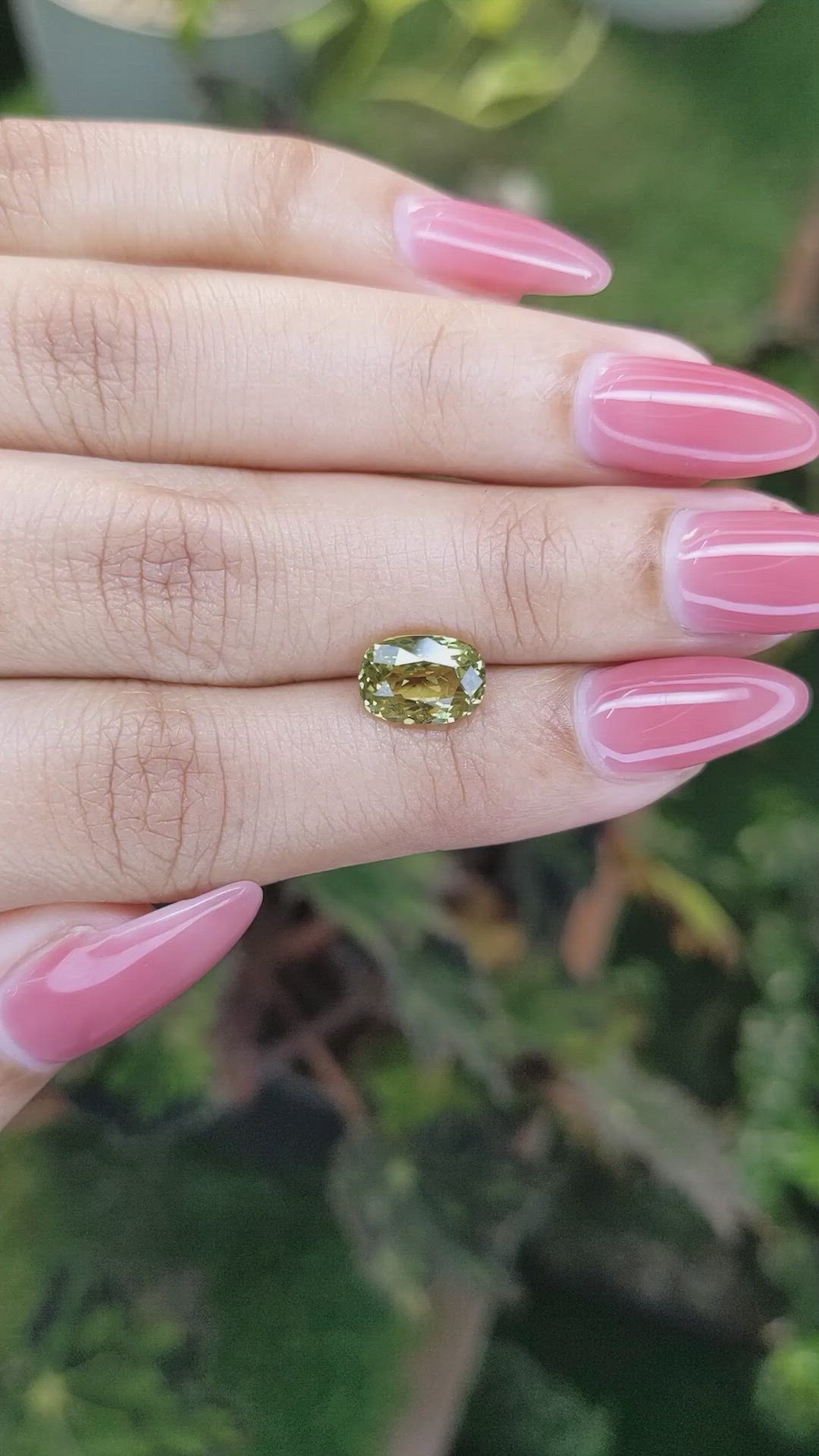 2.64 Ct. Chrysoberyl from Ceylon (Sri Lanka) Size Video
