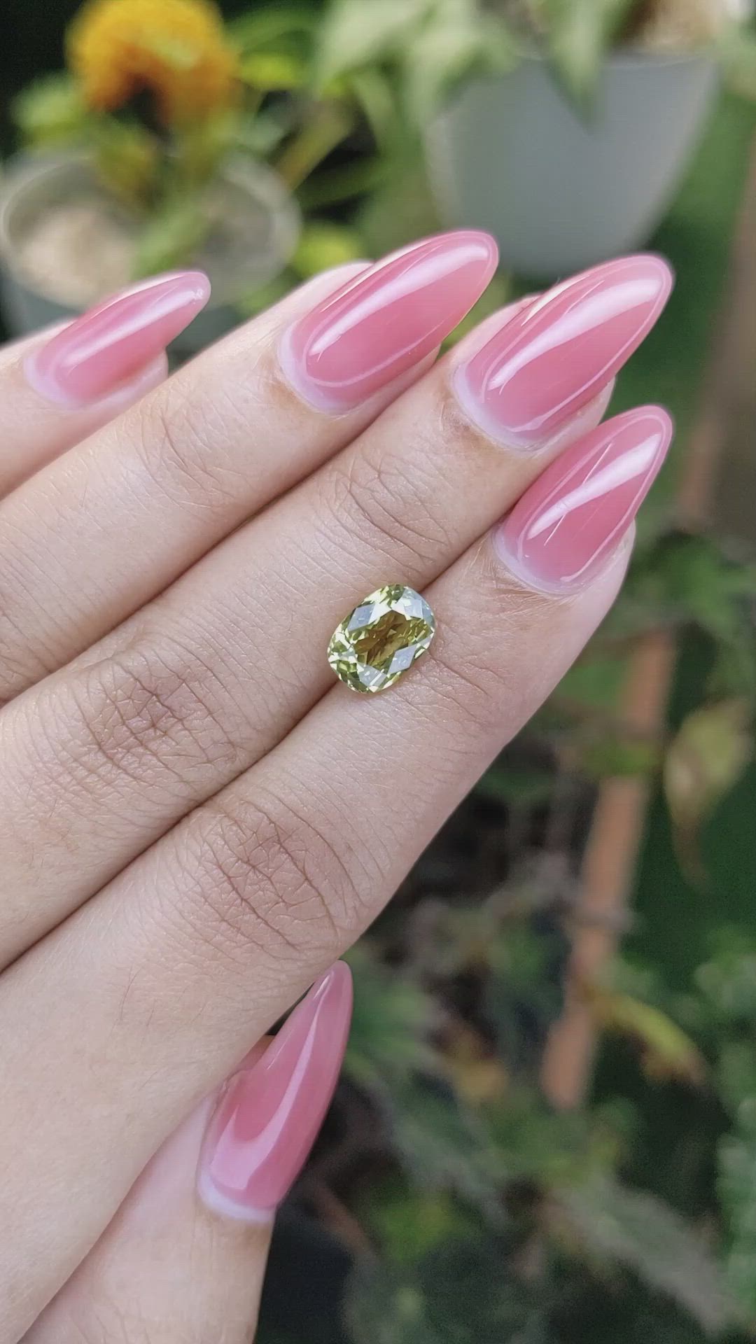 2.64 Ct. Chrysoberyl from Ceylon (Sri Lanka) Size Video