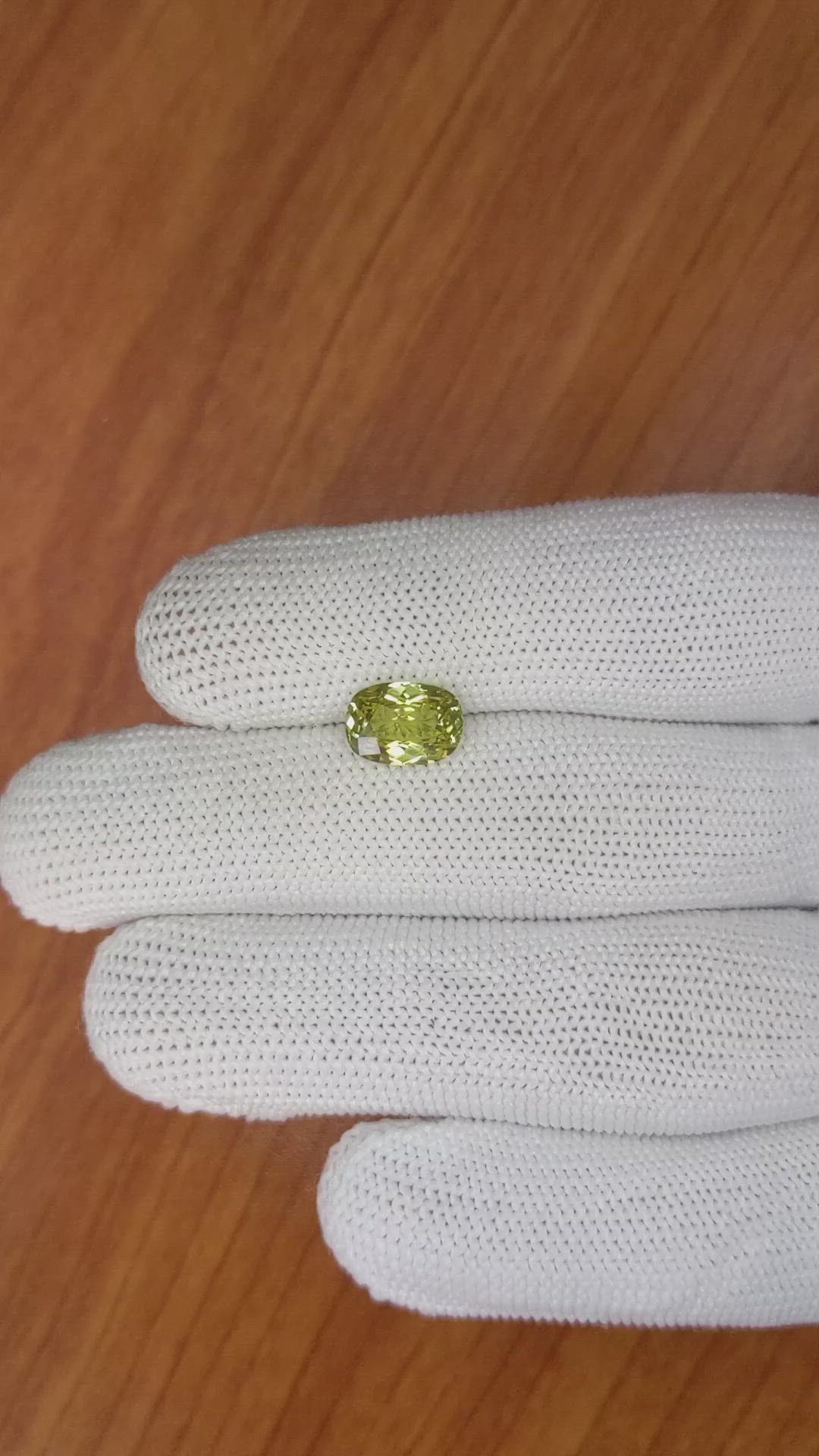 2.64 Ct. Chrysoberyl from Ceylon (Sri Lanka) Size Video
