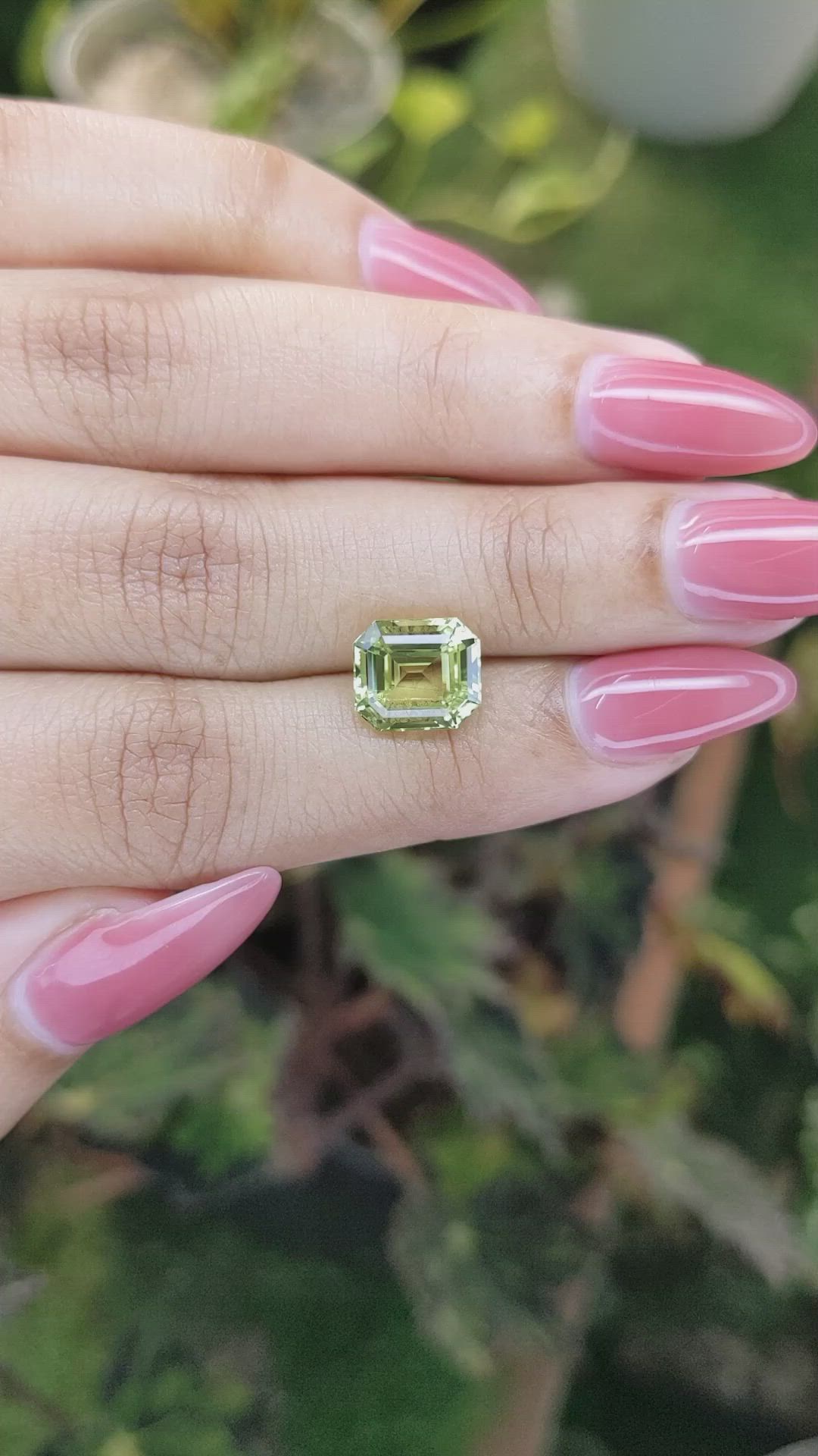 4.09 Ct. Chrysoberyl from Ceylon (Sri Lanka) Size Video