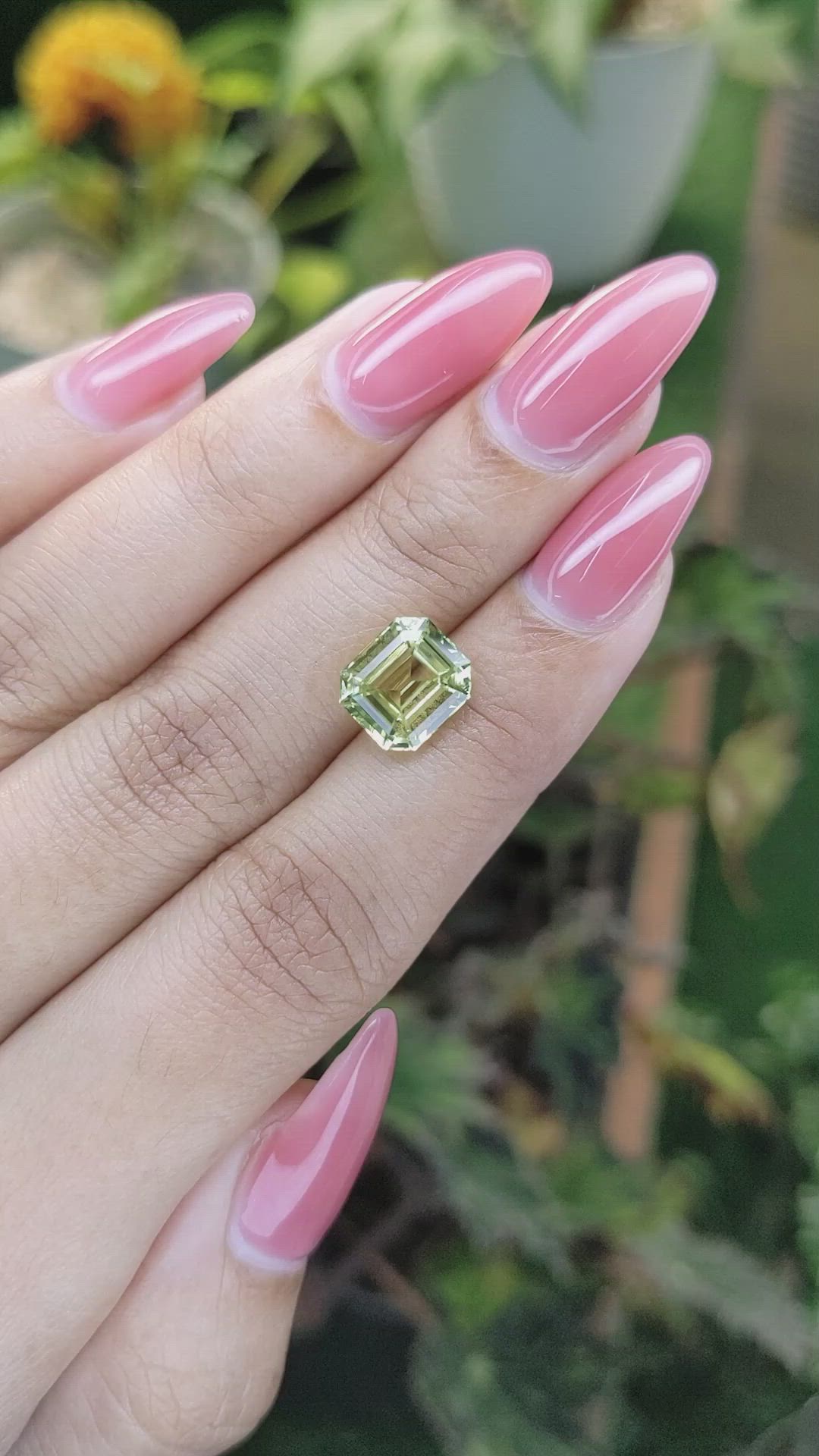 4.09 Ct. Chrysoberyl from Ceylon (Sri Lanka) Size Video