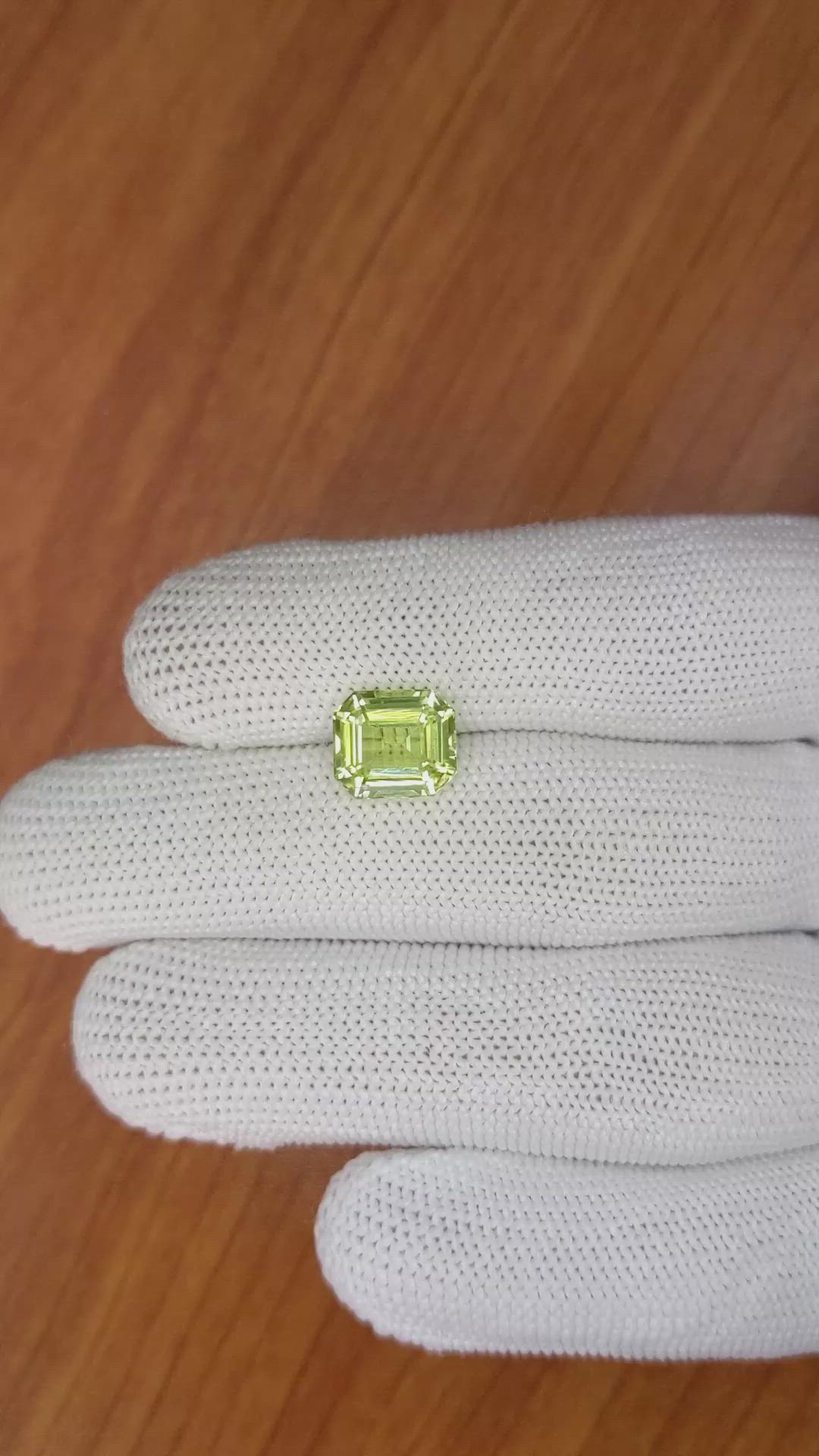 4.09 Ct. Chrysoberyl from Ceylon (Sri Lanka) Size Video