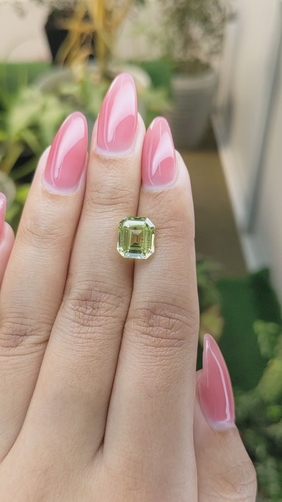 4.09 Ct. Chrysoberyl from Ceylon (Sri Lanka) Size Video
