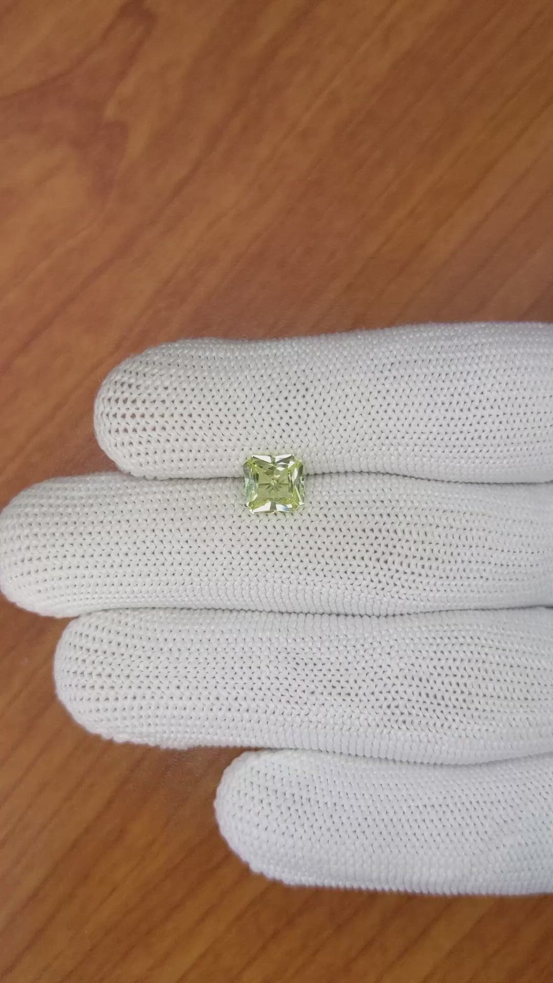 1.57 Ct. Chrysoberyl from Ceylon (Sri Lanka) Size Video
