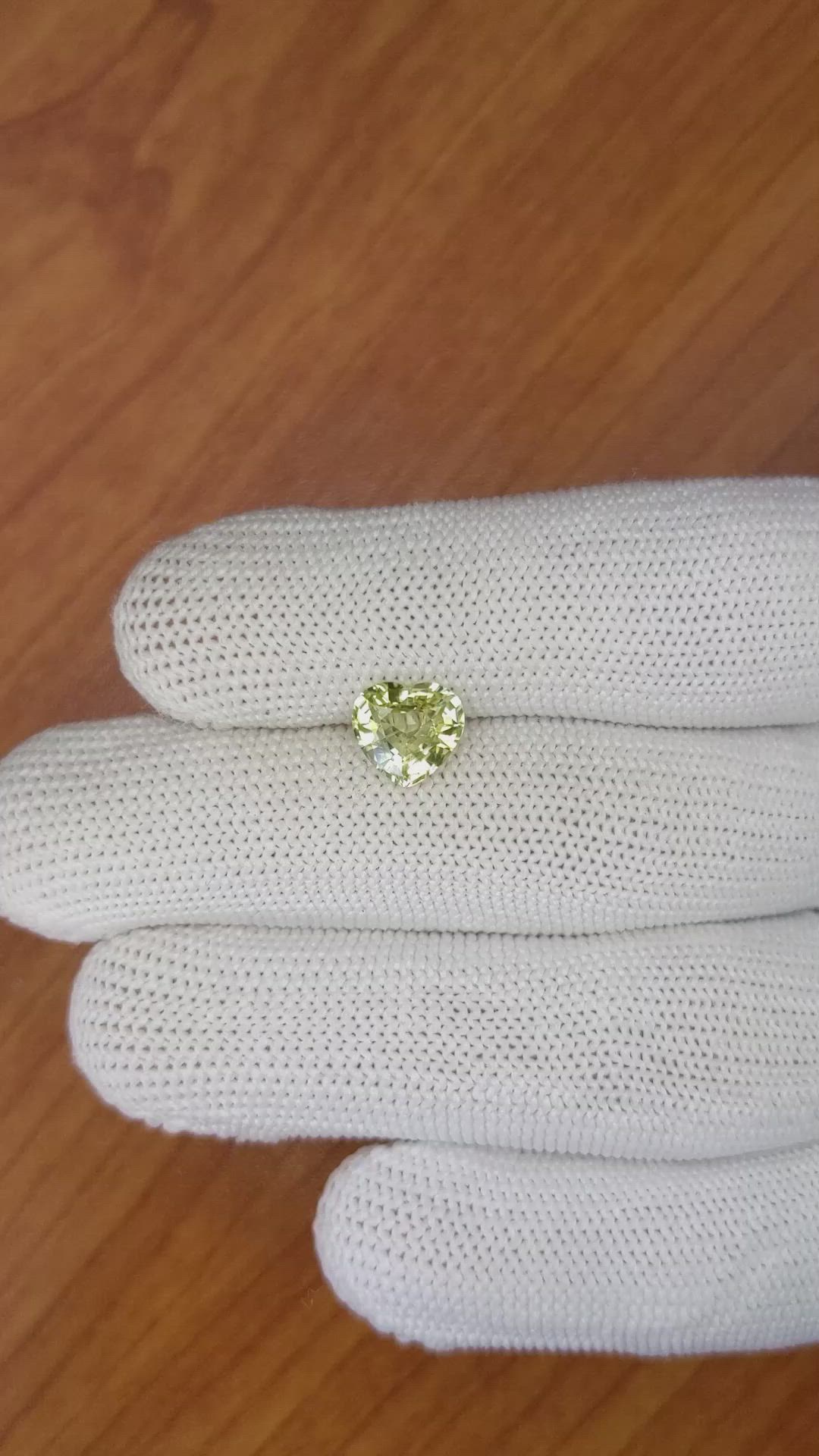 1.98 Ct. Chrysoberyl from Ceylon (Sri Lanka) Size Video