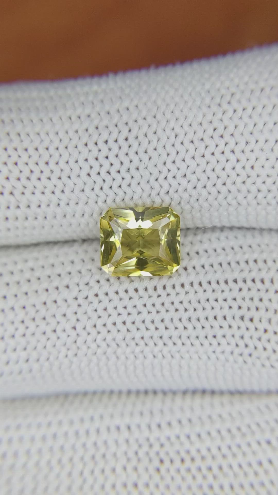 1.96 Ct. Chrysoberyl from Ceylon (Sri Lanka) Size Video