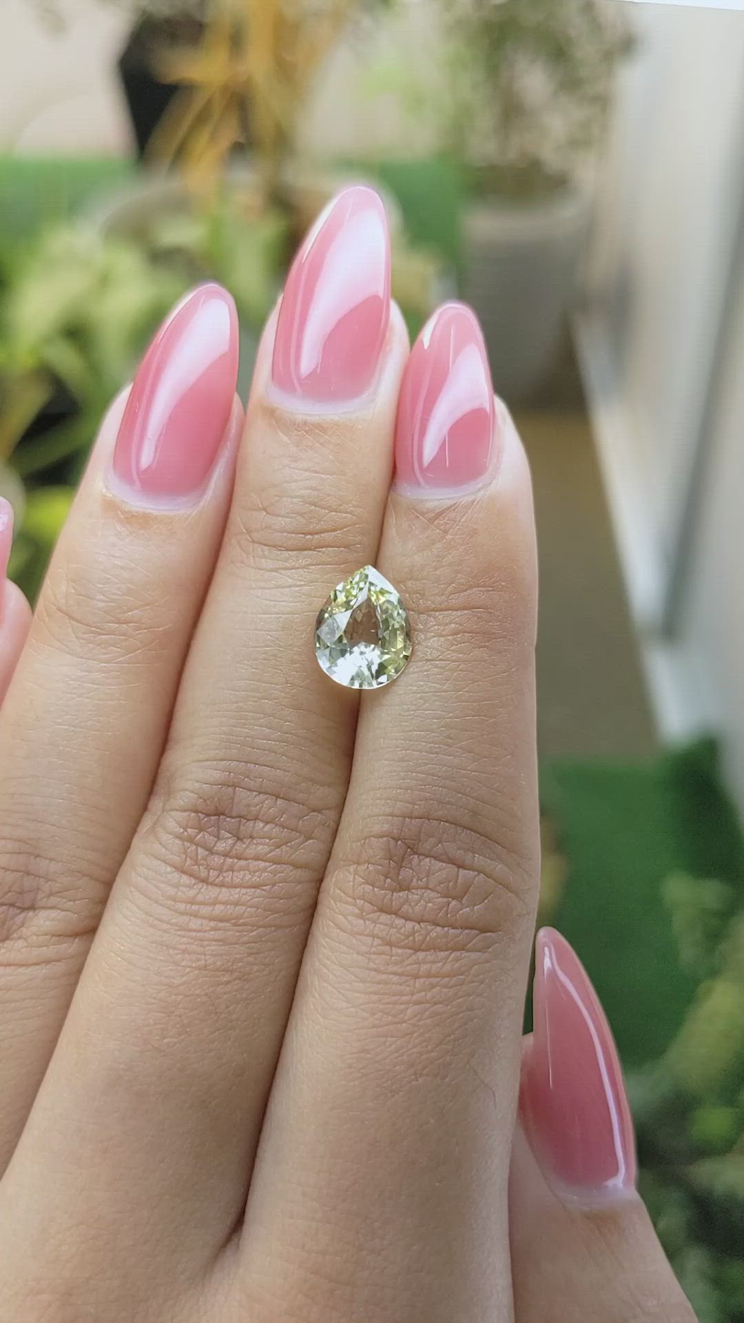 2.53 Ct. Chrysoberyl from Ceylon (Sri Lanka) Size Video