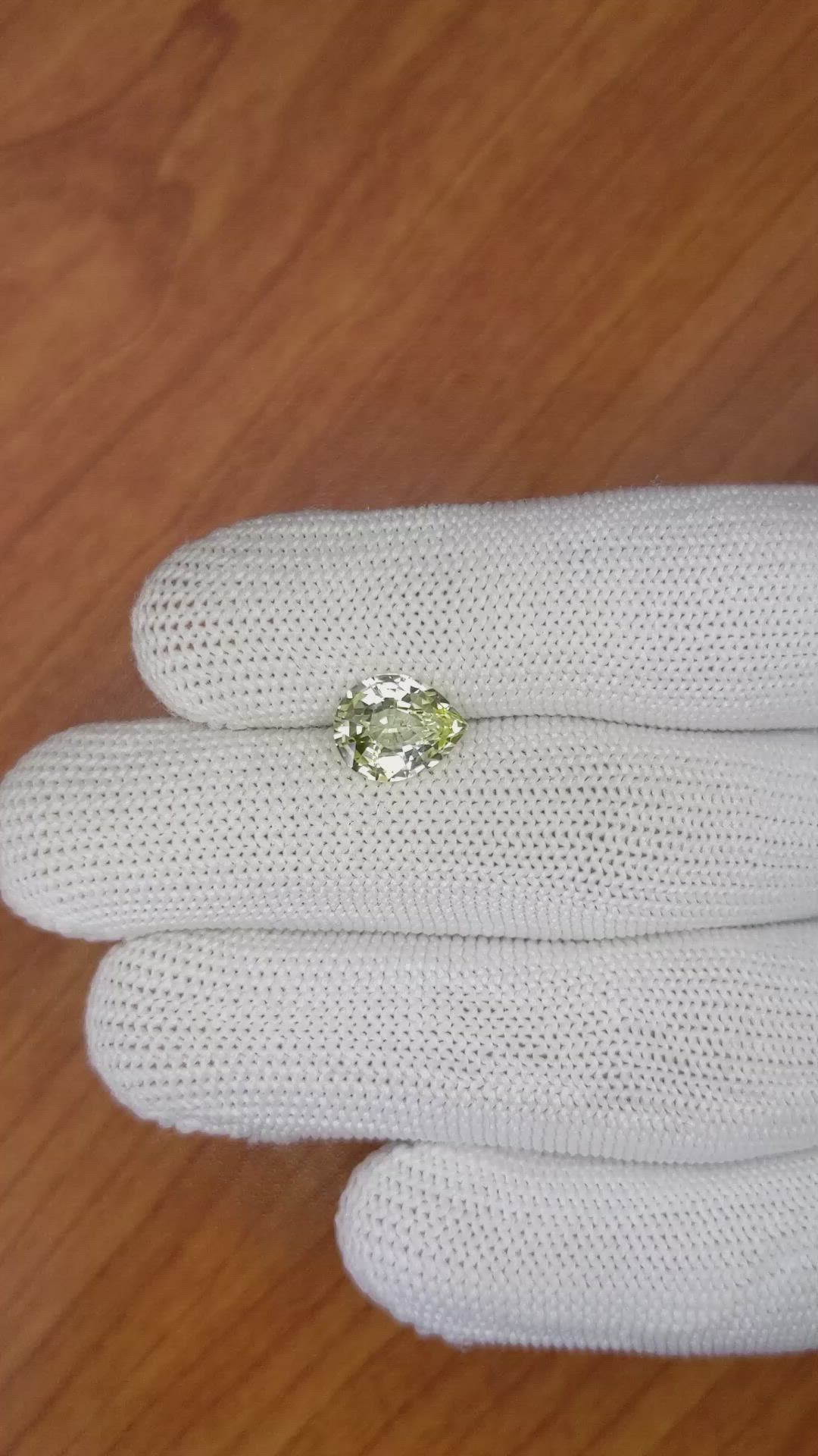 2.53 Ct. Chrysoberyl from Ceylon (Sri Lanka) Size Video