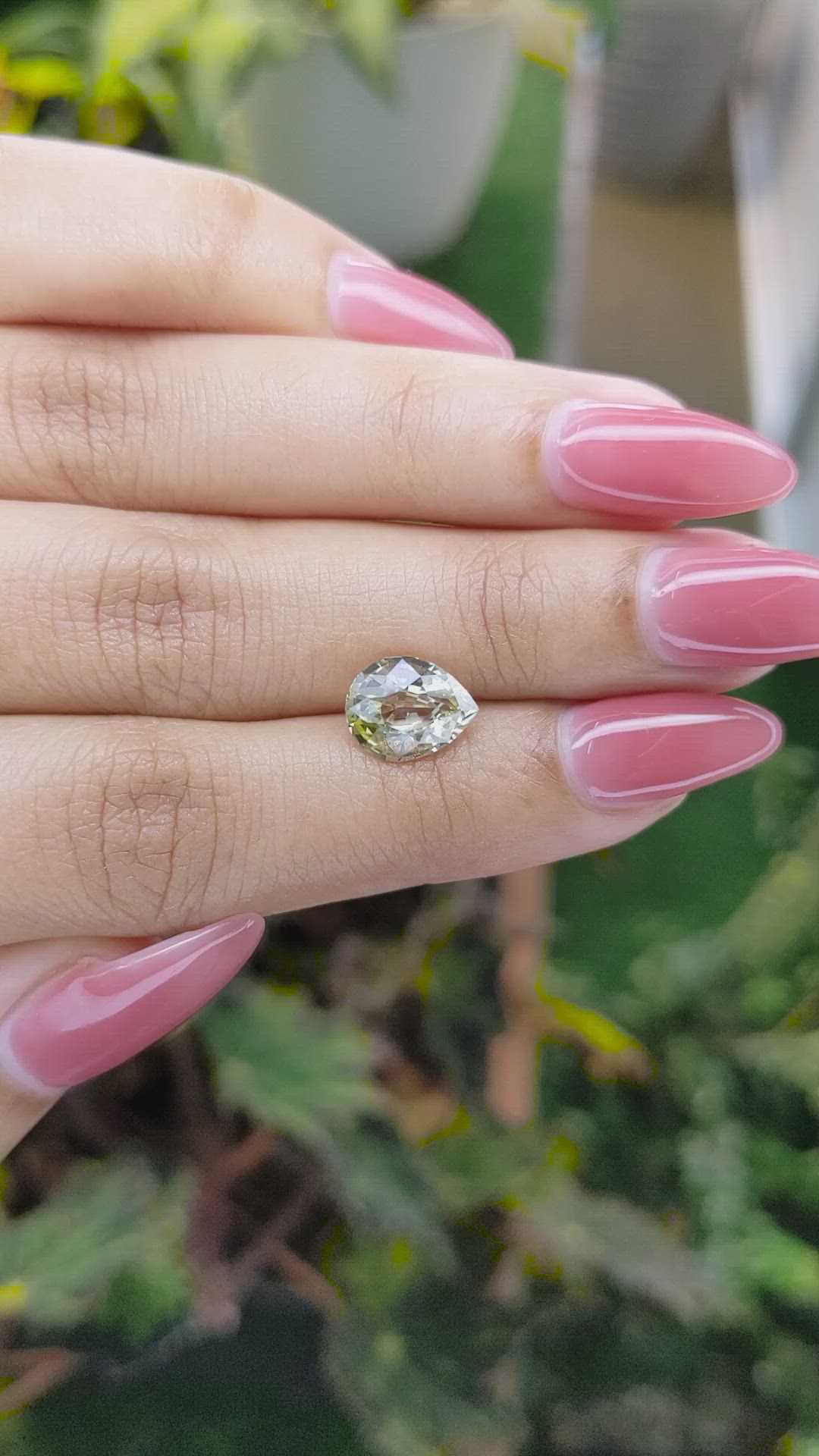 2.53 Ct. Chrysoberyl from Ceylon (Sri Lanka) Size Video