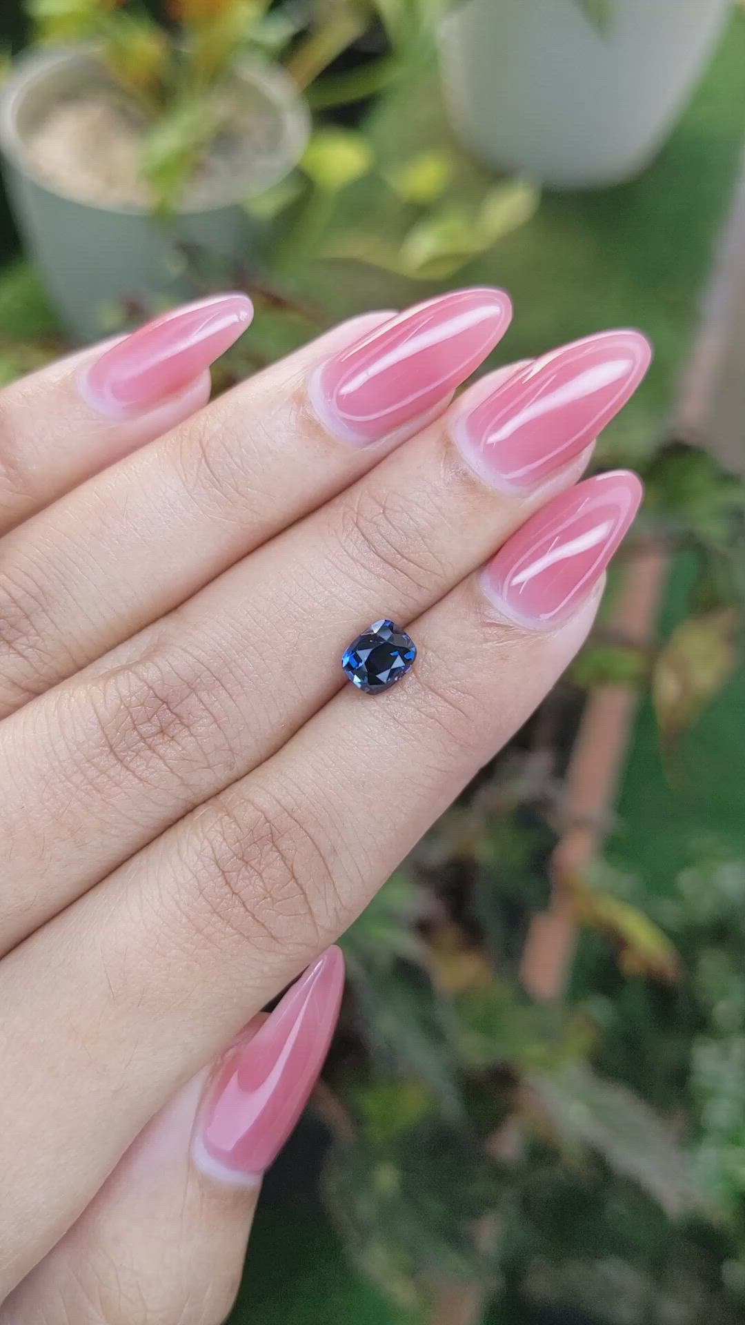 1.34 Ct. Cobalt Spinel from Ceylon (Sri Lanka) Size Video