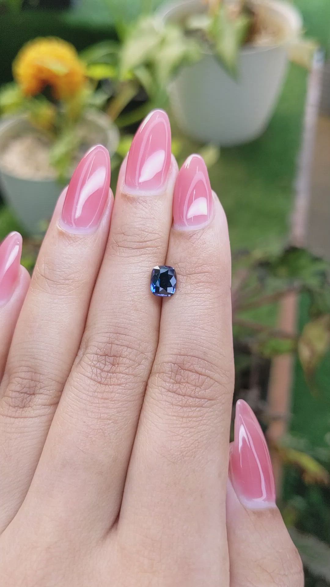 1.34 Ct. Cobalt Spinel from Ceylon (Sri Lanka) Size Video
