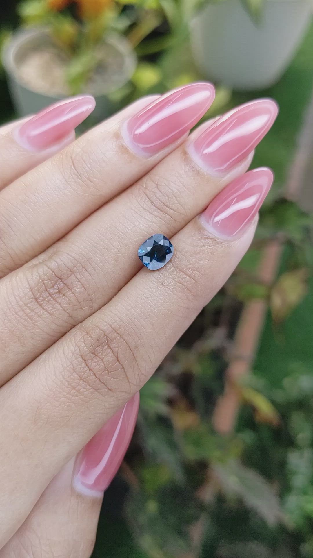 1.50 Ct. Cobalt Spinel from Ceylon (Sri Lanka) Size Video