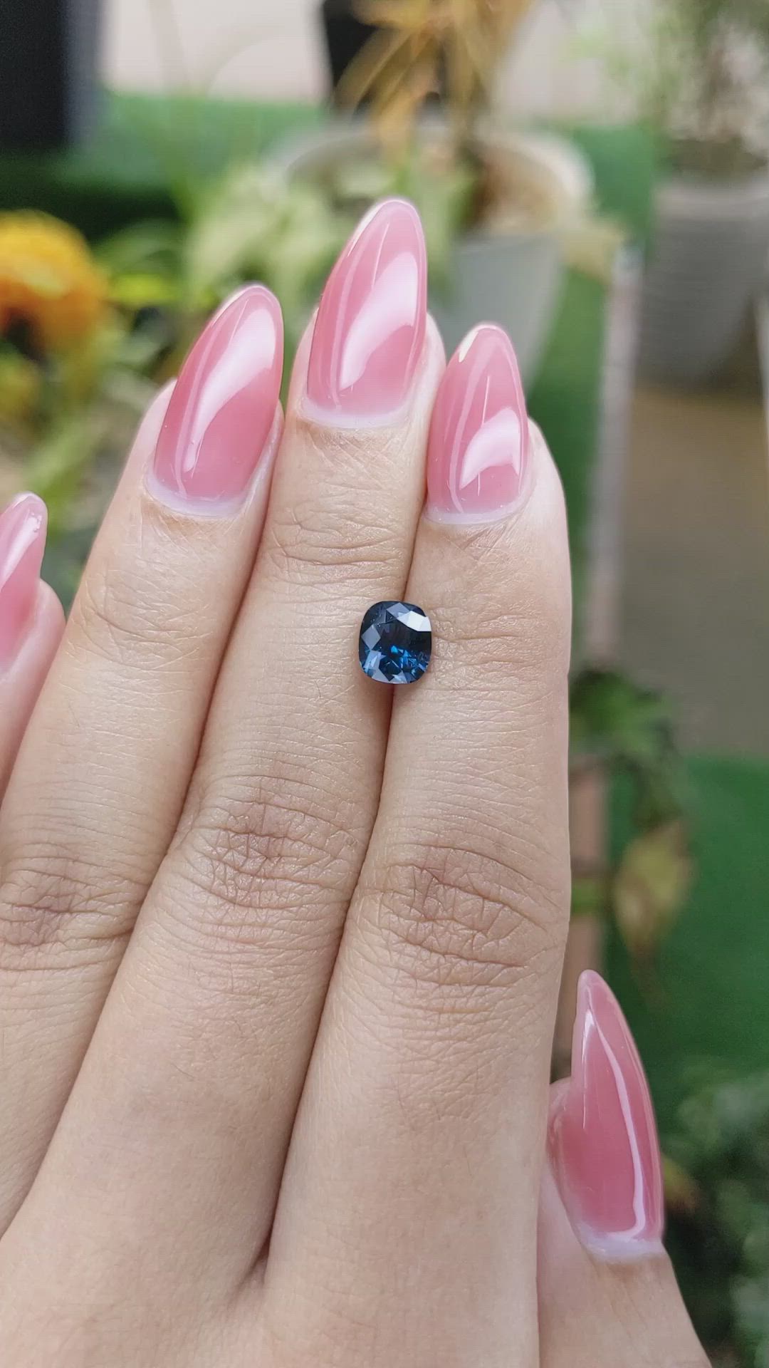 1.50 Ct. Cobalt Spinel from Ceylon (Sri Lanka) Size Video