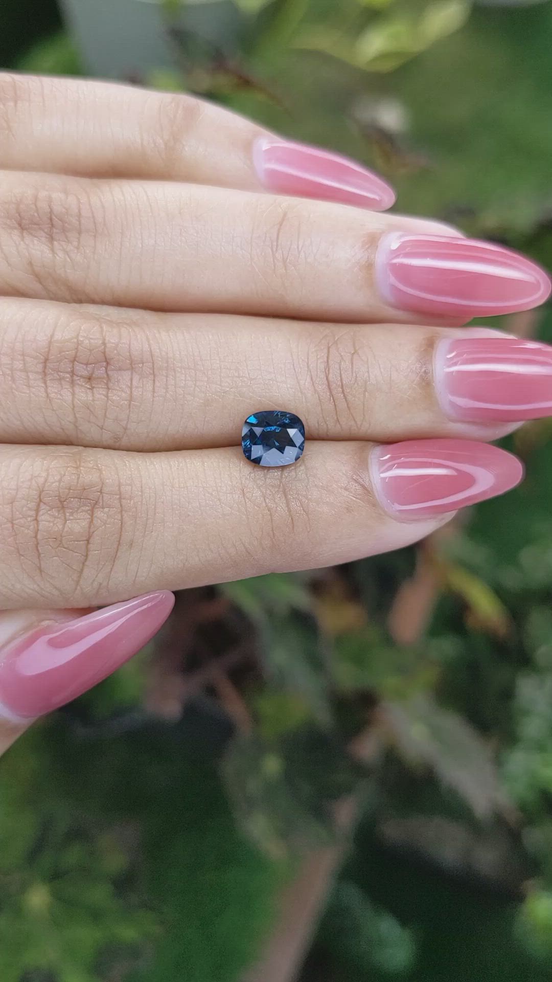 1.50 Ct. Cobalt Spinel from Ceylon (Sri Lanka) Size Video