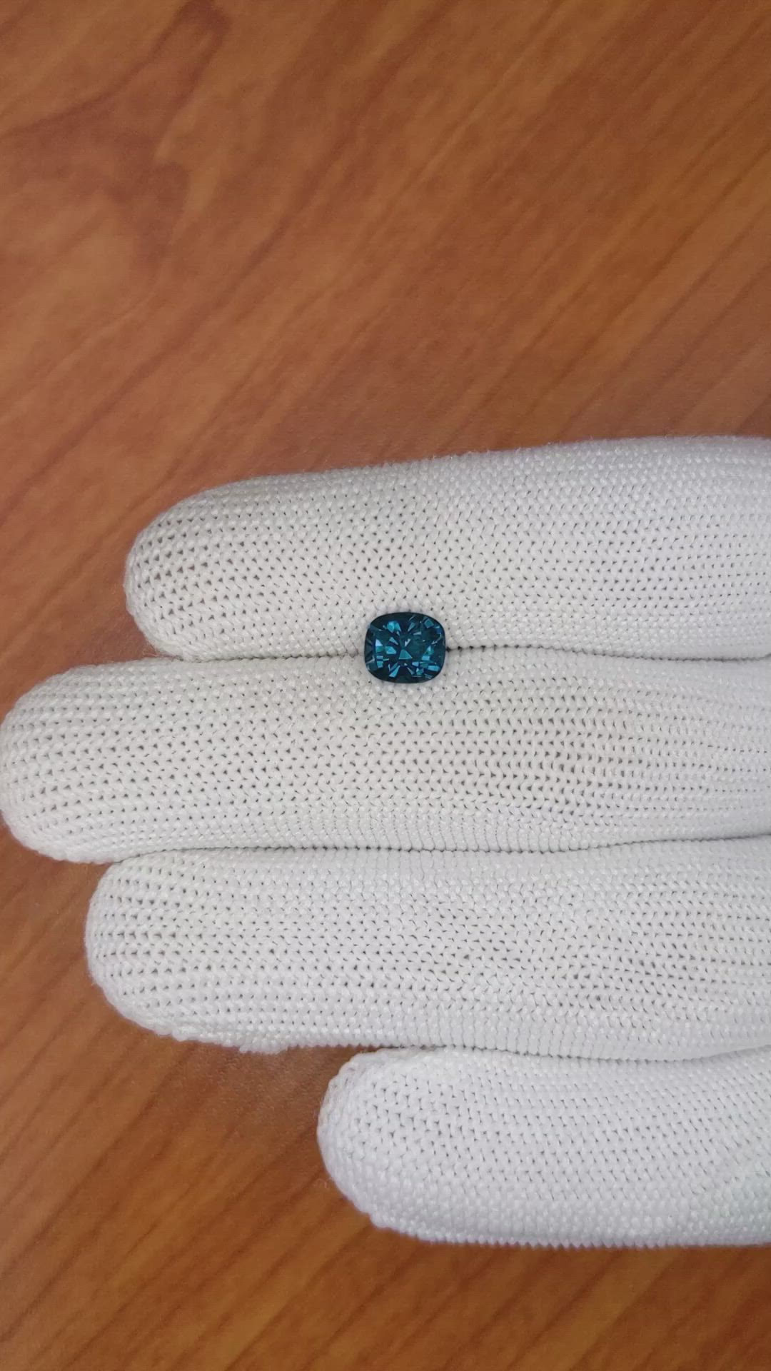 1.50 Ct. Cobalt Spinel from Ceylon (Sri Lanka) Size Video