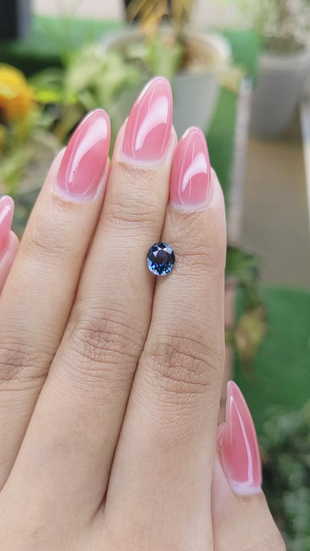 1.13 Ct. Cobalt Spinel from Ceylon (Sri Lanka) Size Video