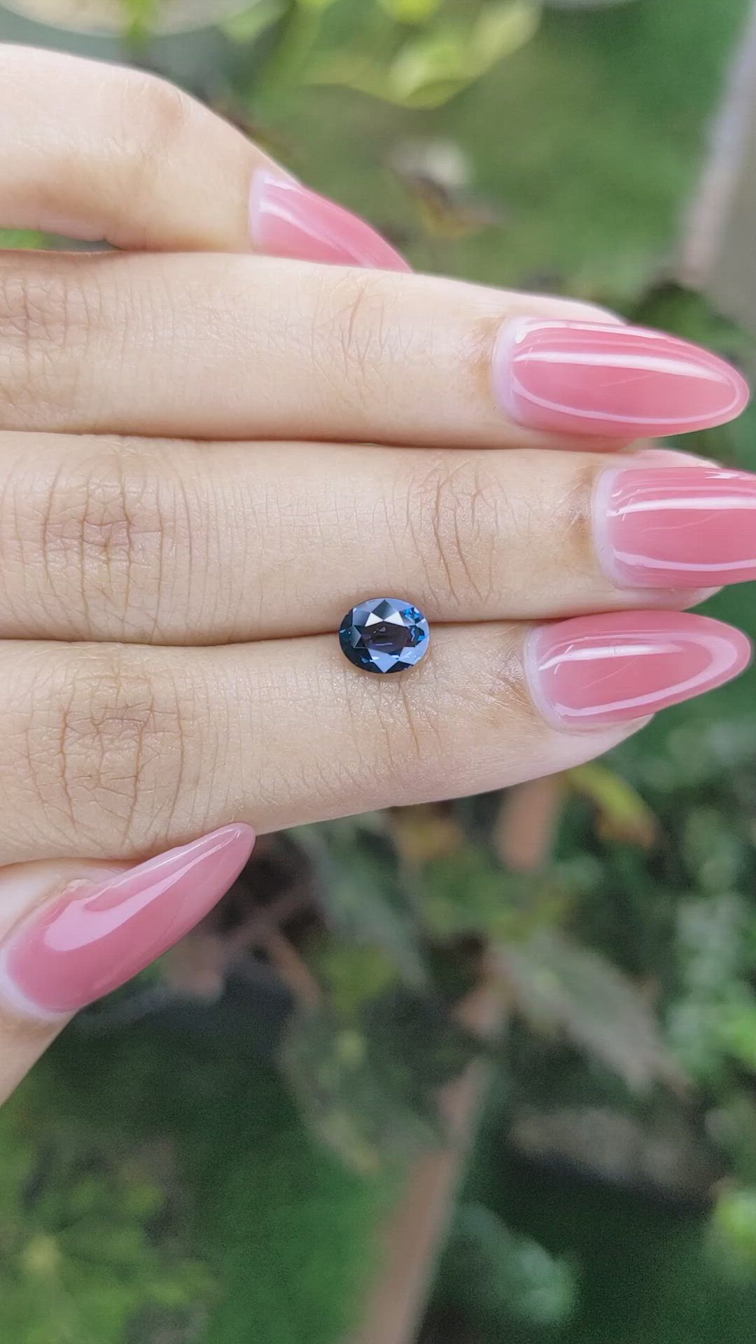 1.13 Ct. Cobalt Spinel from Ceylon (Sri Lanka) Size Video
