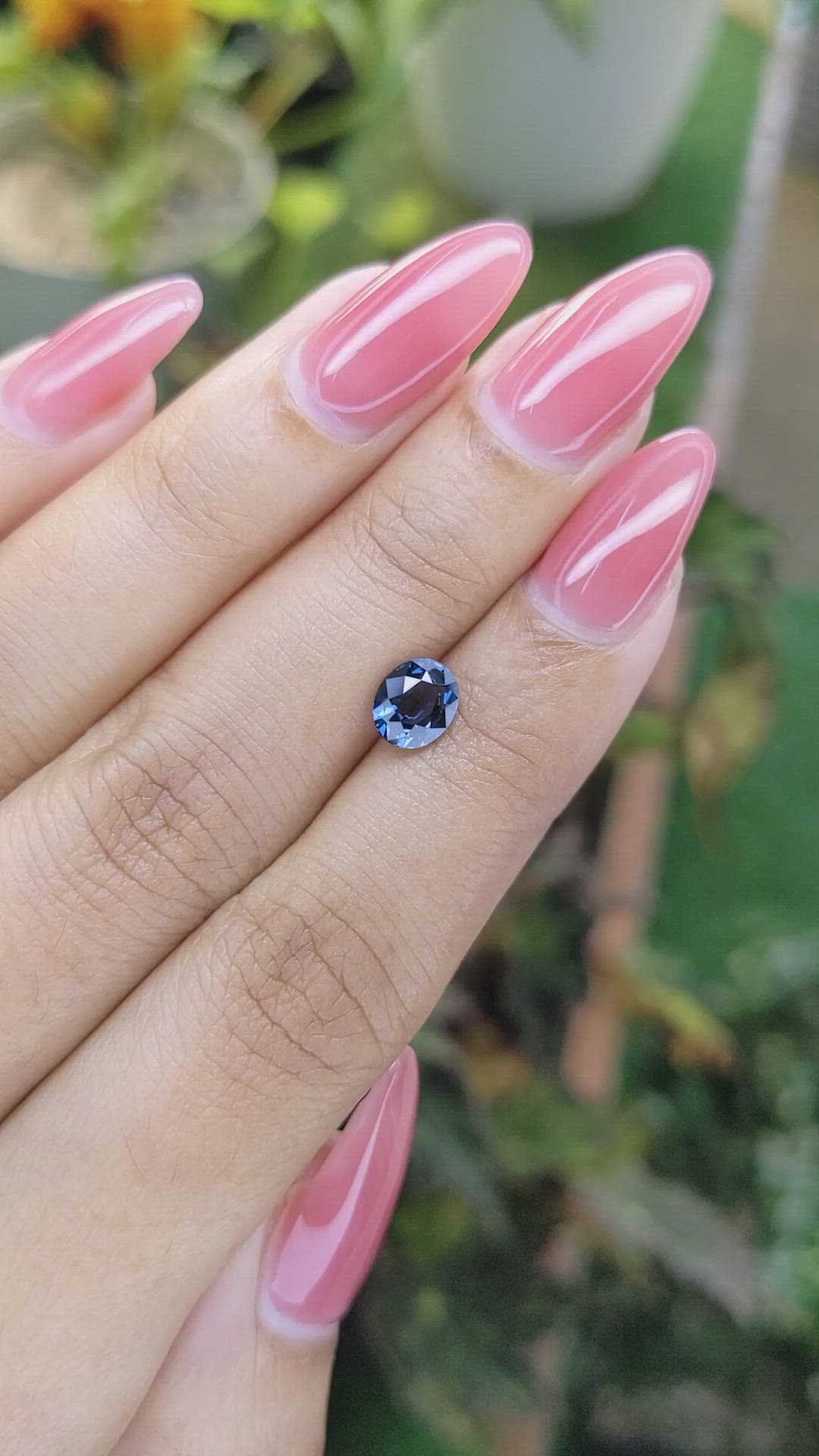 1.13 Ct. Cobalt Spinel from Ceylon (Sri Lanka) Size Video