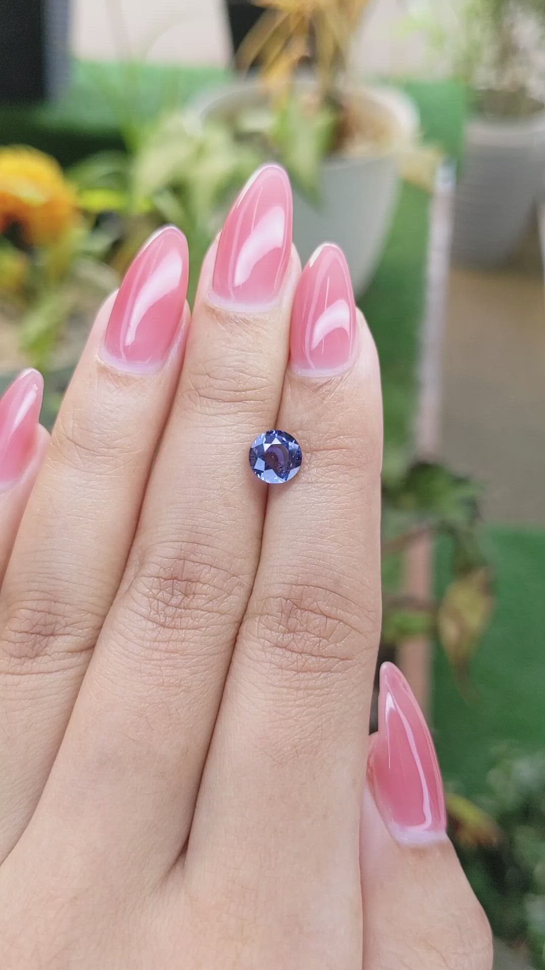 1.59 Ct. Cobalt Spinel from Ceylon (Sri Lanka) Size Video