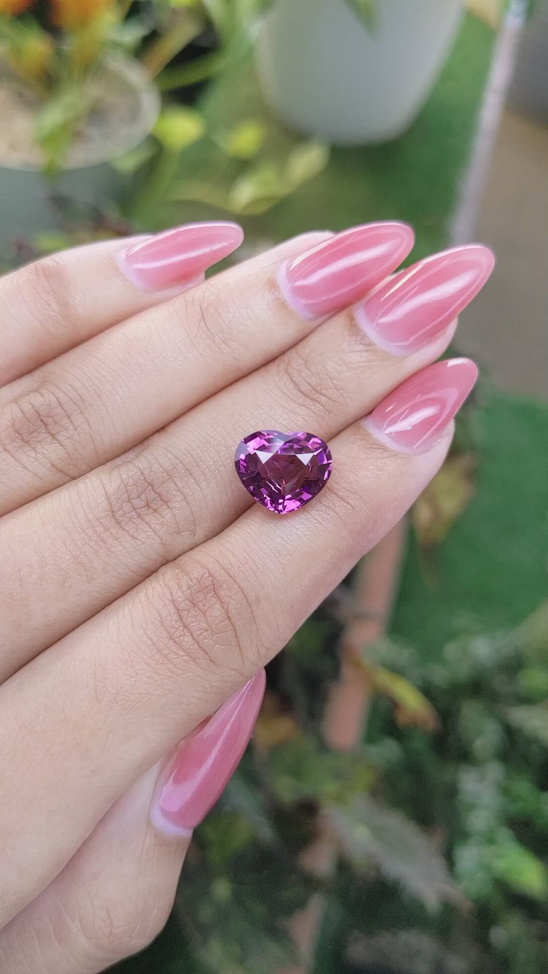 4.87 Ct. Spinel from Ceylon (Sri Lanka) Size Video