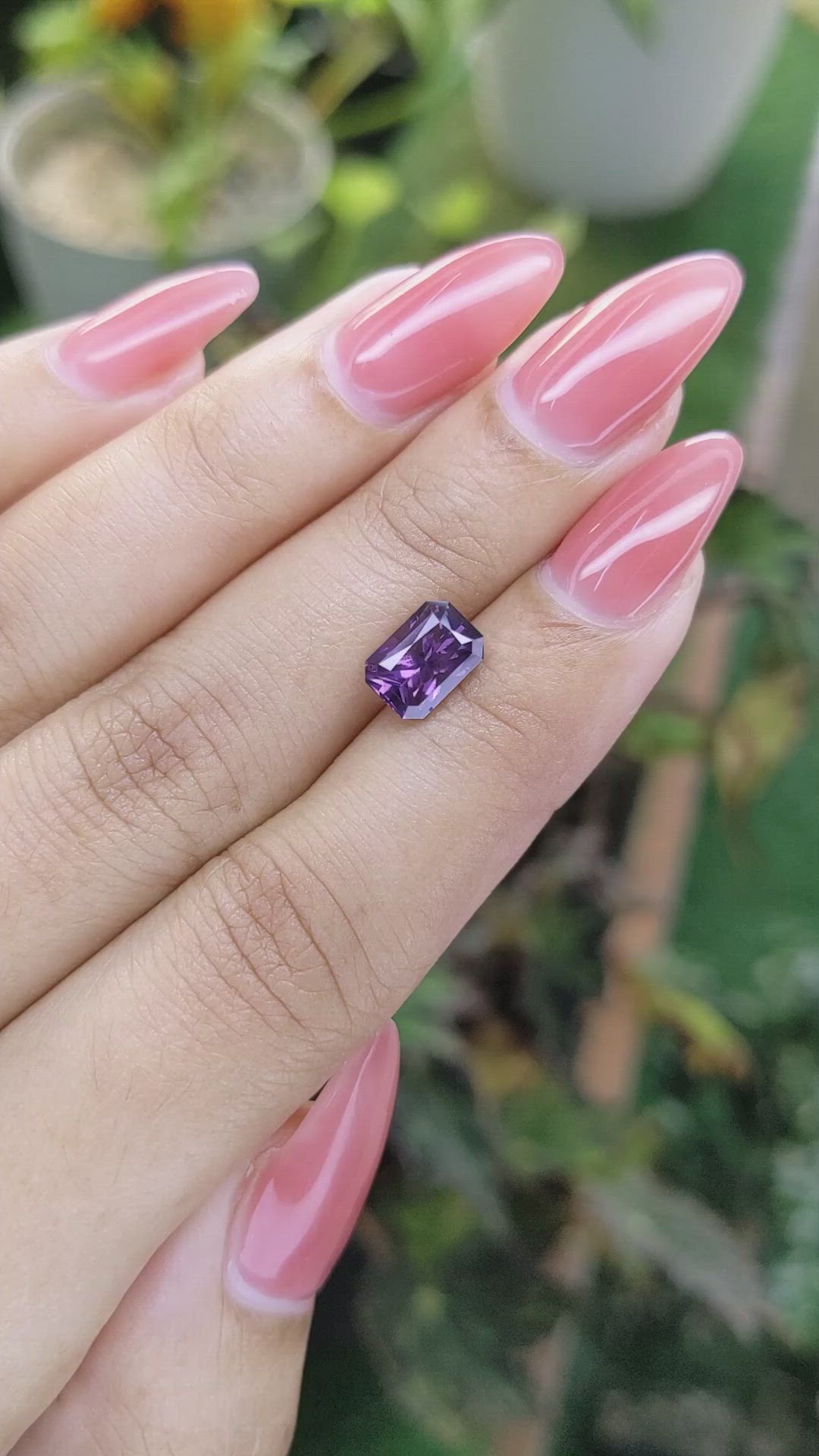 2.15 Ct. Spinel from Ceylon (Sri Lanka) Size Video