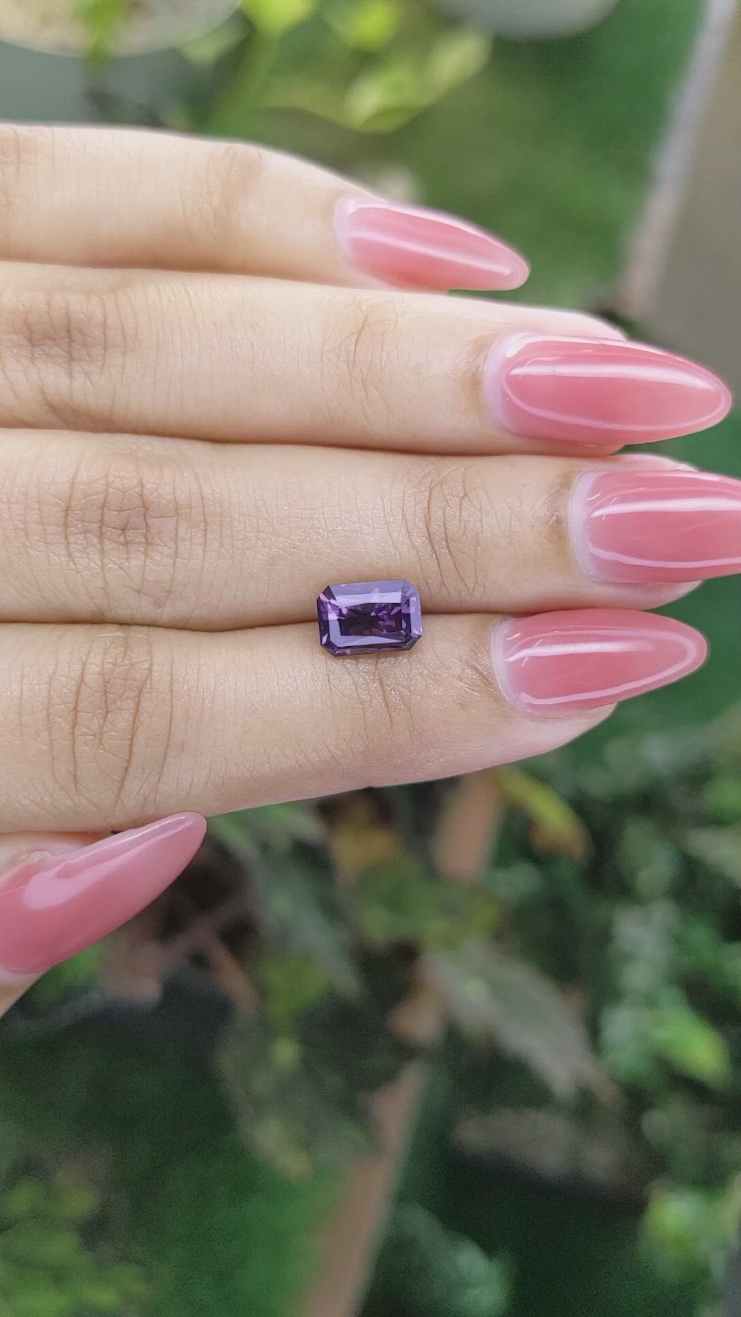 2.15 Ct. Spinel from Ceylon (Sri Lanka) Size Video