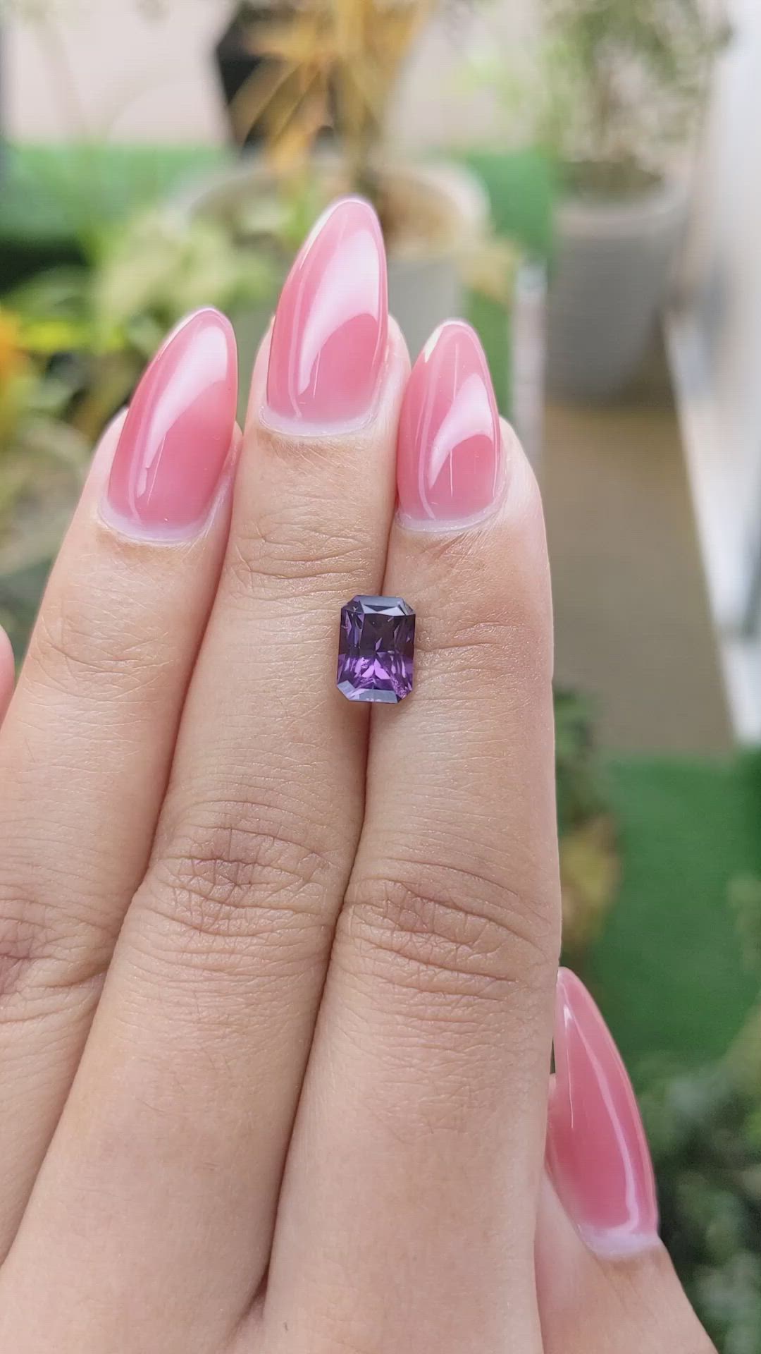 2.15 Ct. Spinel from Ceylon (Sri Lanka) Size Video