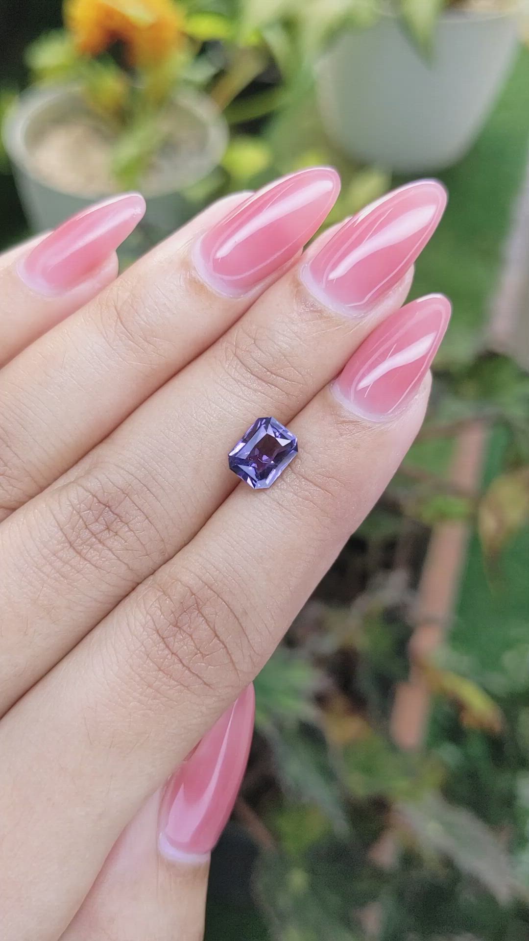 1.71 Ct. Spinel from Ceylon (Sri Lanka) Size Video