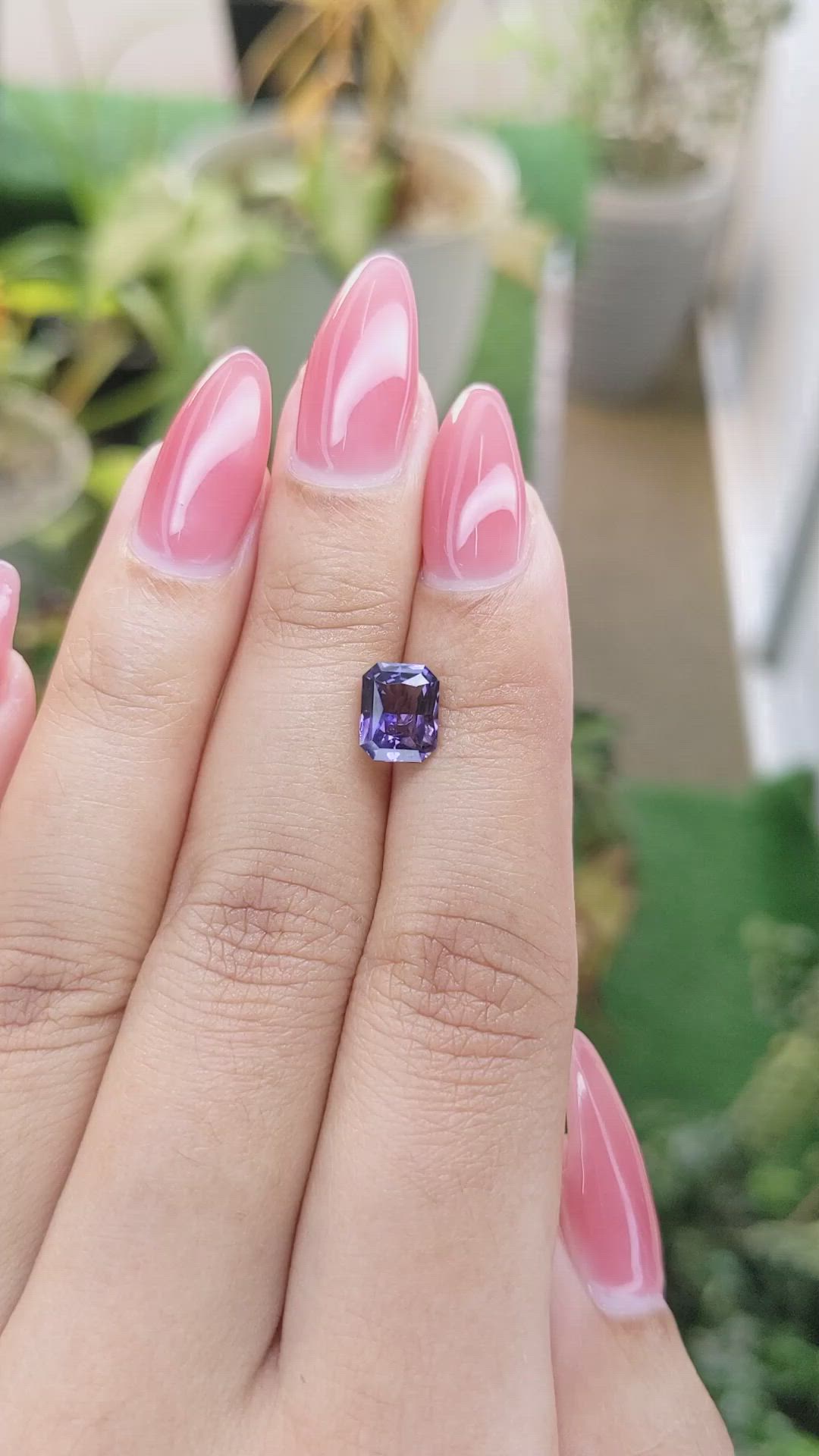 1.71 Ct. Spinel from Ceylon (Sri Lanka) Size Video