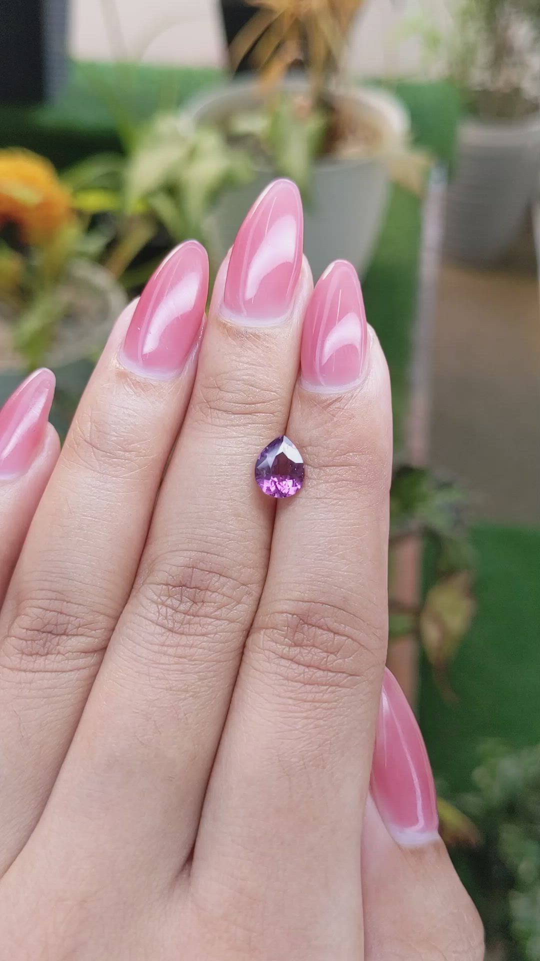 1.25 Ct. Spinel from Ceylon (Sri Lanka) Size Video