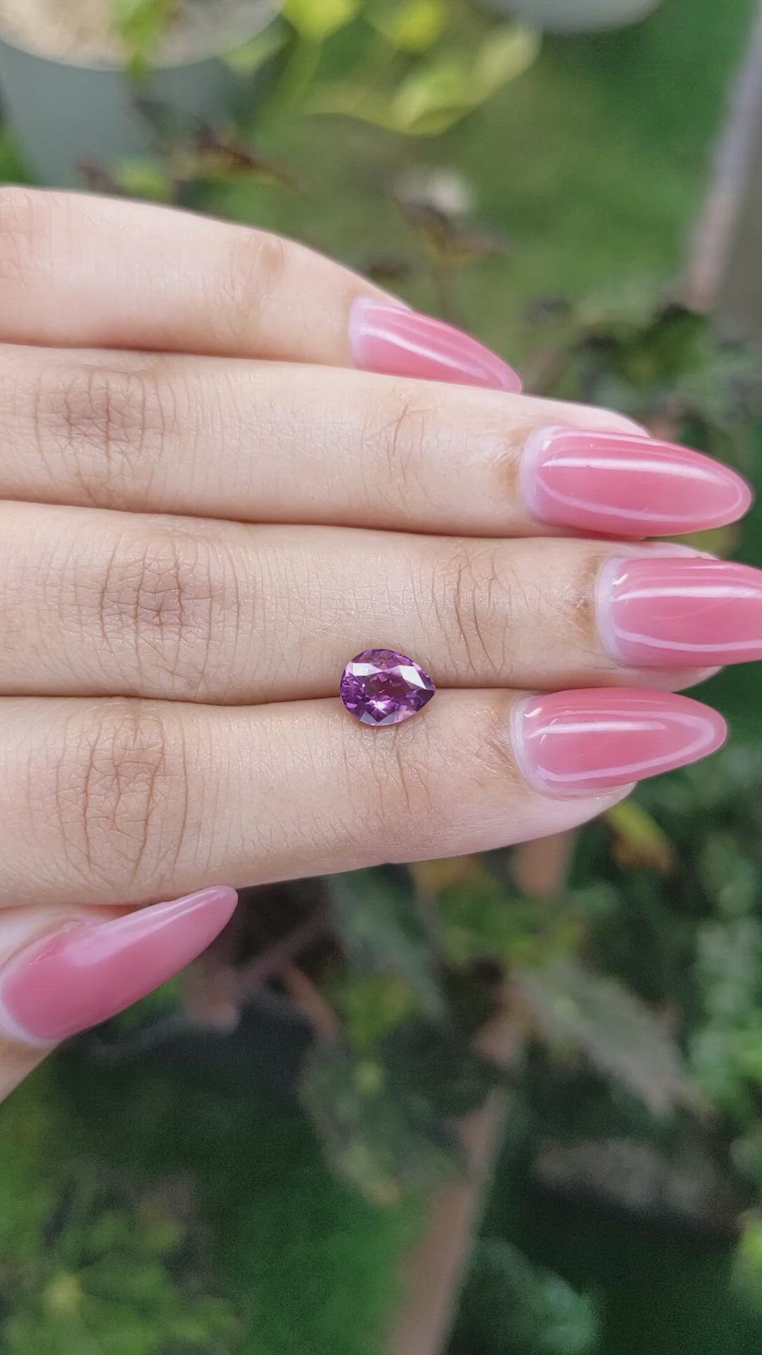 1.25 Ct. Spinel from Ceylon (Sri Lanka) Size Video
