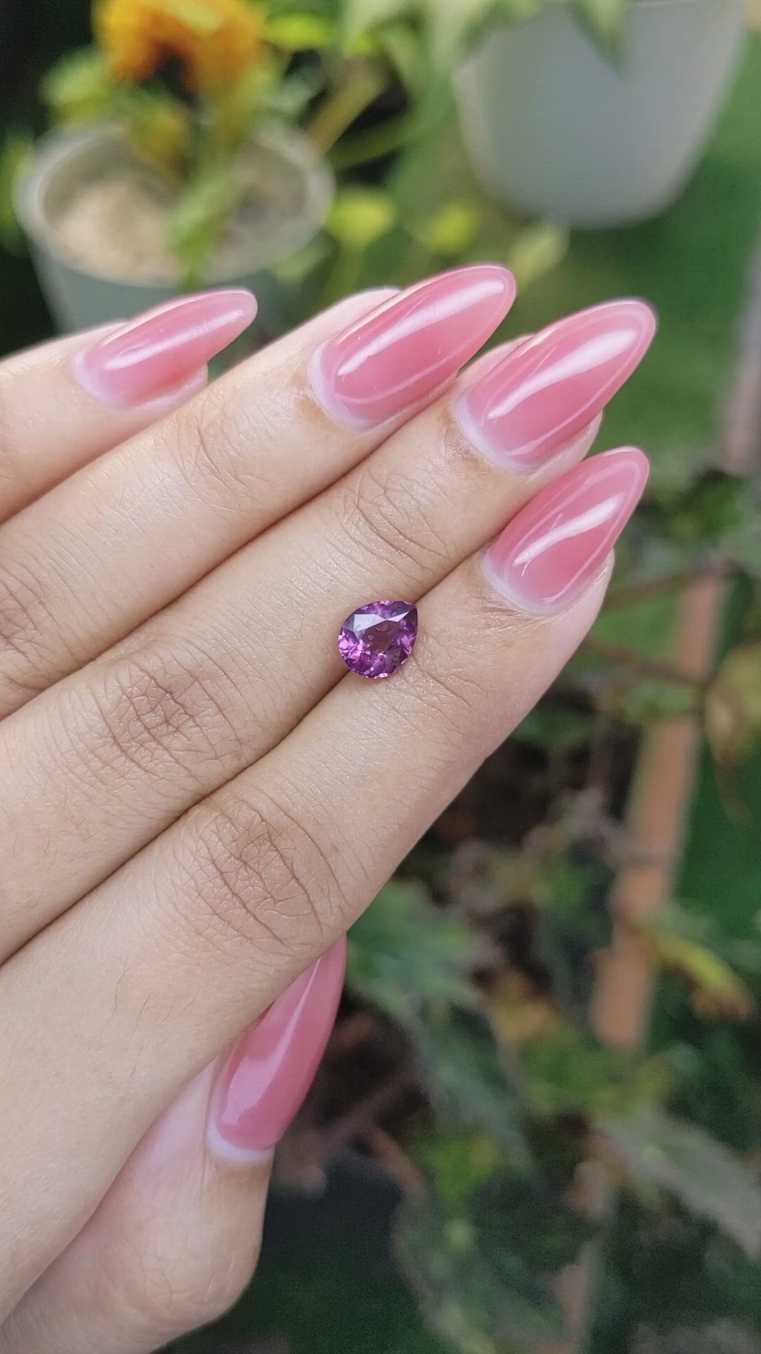 1.25 Ct. Spinel from Ceylon (Sri Lanka) Size Video