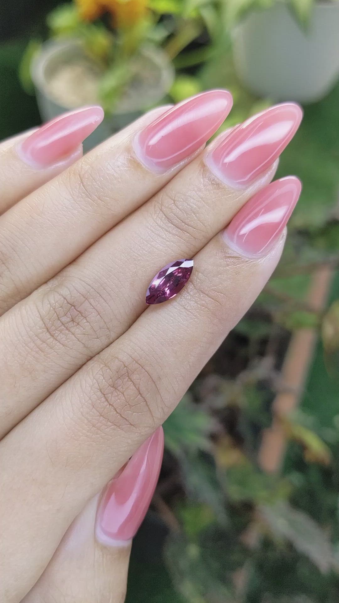 1.54 Ct. Spinel from Ceylon (Sri Lanka) Size Video