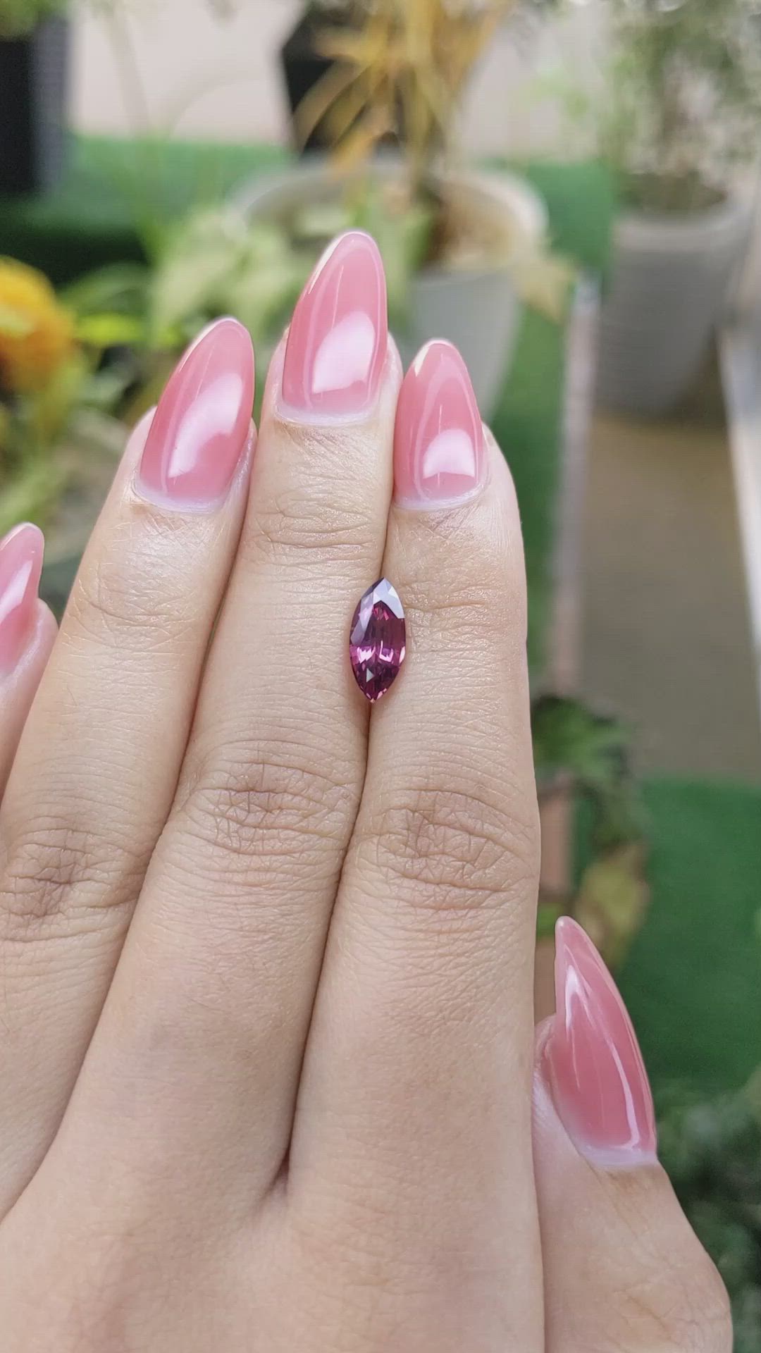 1.54 Ct. Spinel from Ceylon (Sri Lanka) Size Video