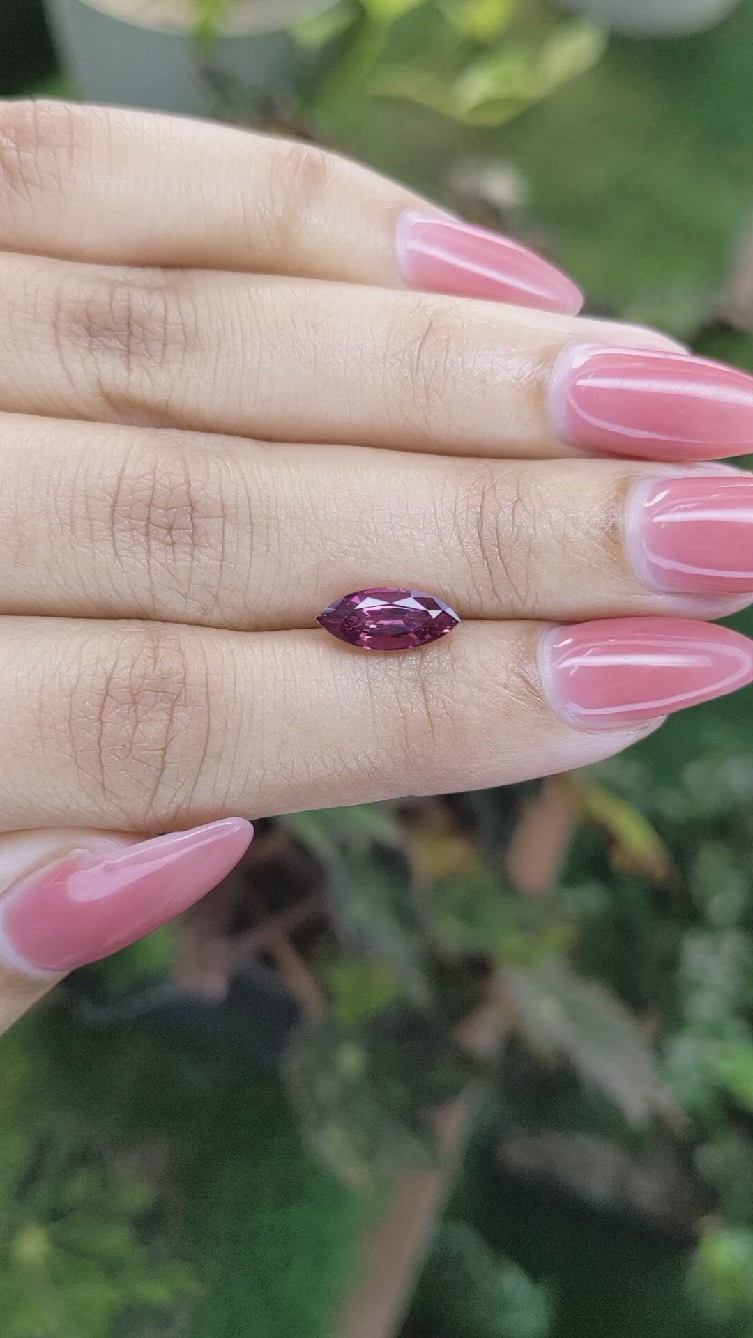 1.54 Ct. Spinel from Ceylon (Sri Lanka) Size Video