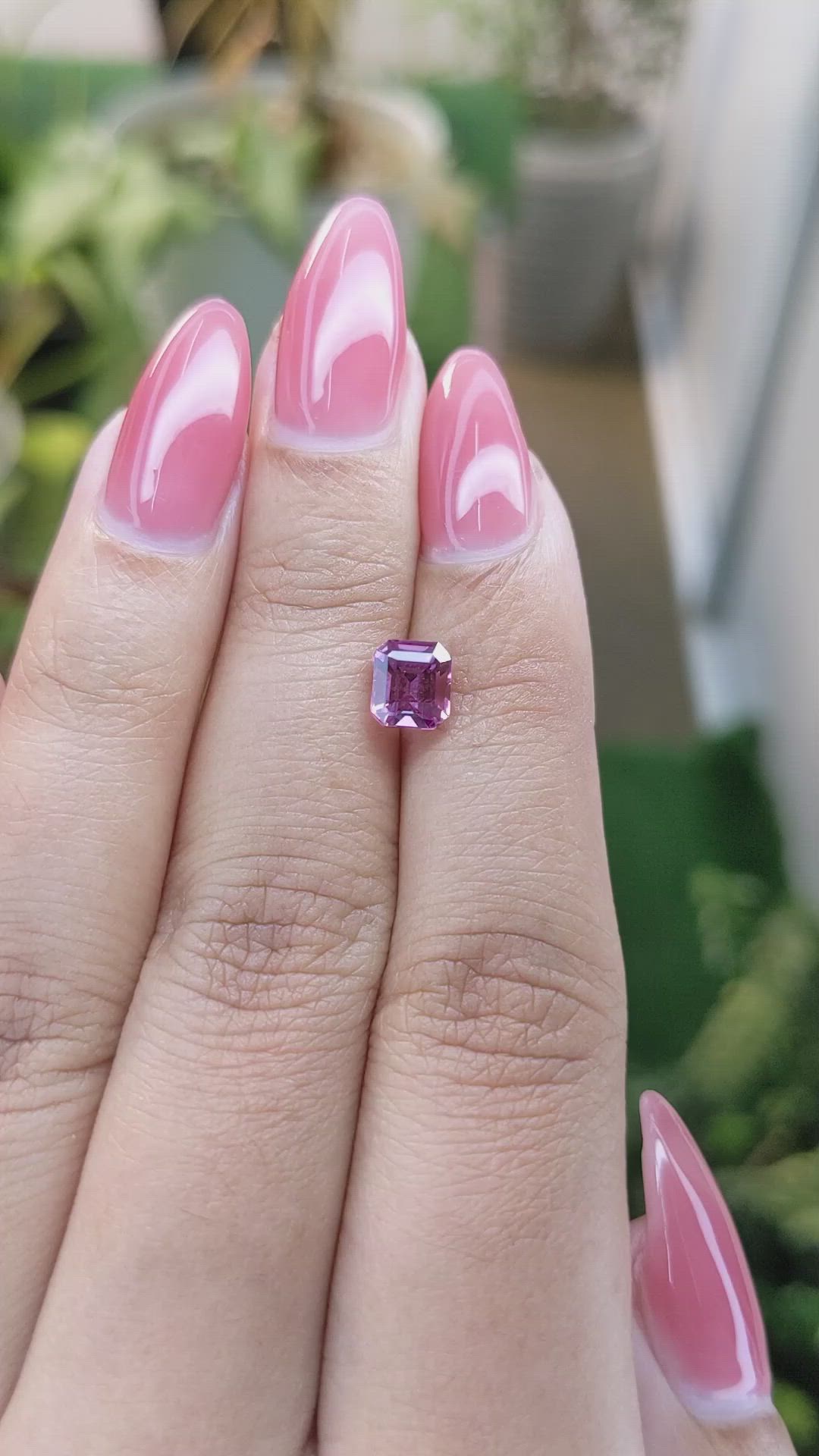 1.36 Ct. Spinel from Ceylon (Sri Lanka) Size Video