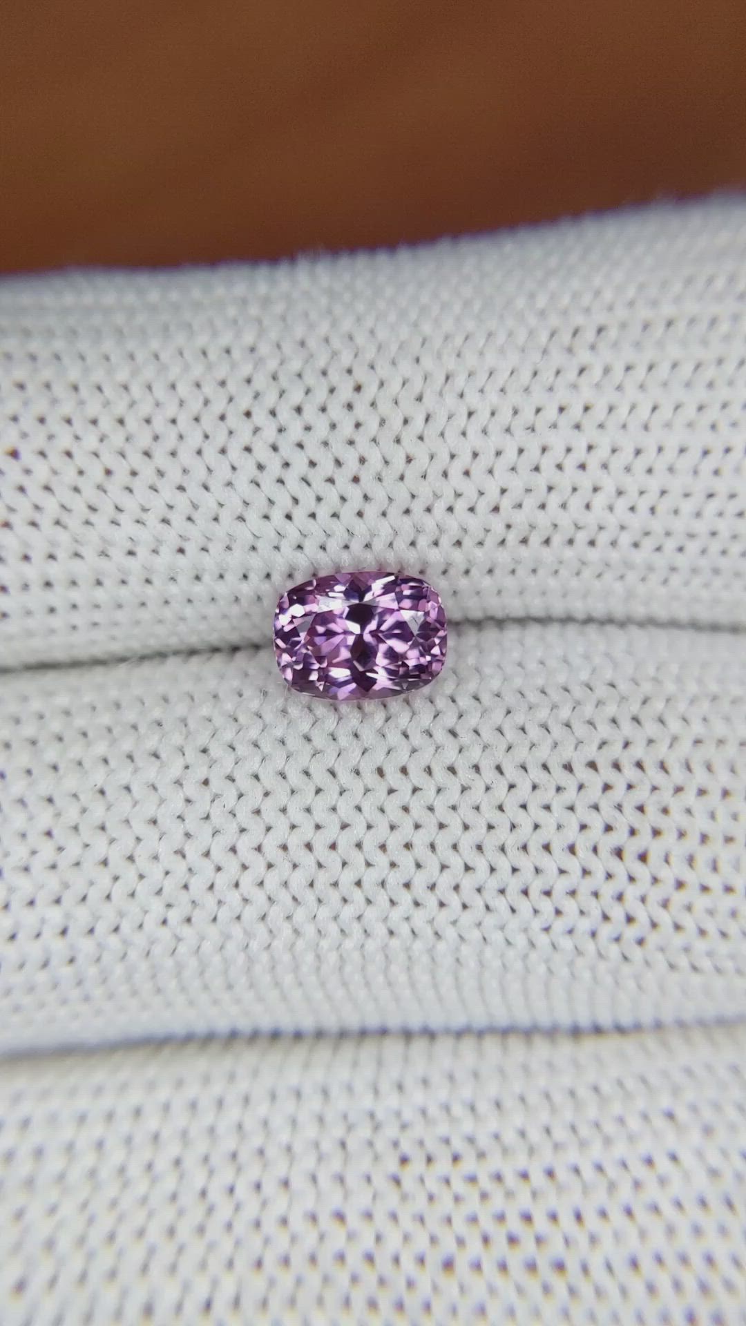 1.26 Ct. Spinel from Ceylon (Sri Lanka) Size Video