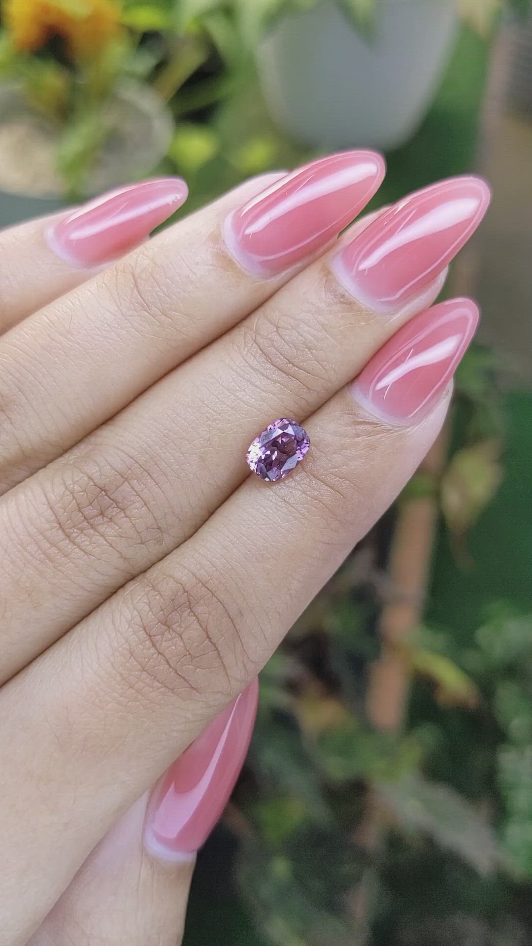 1.26 Ct. Spinel from Ceylon (Sri Lanka) Size Video
