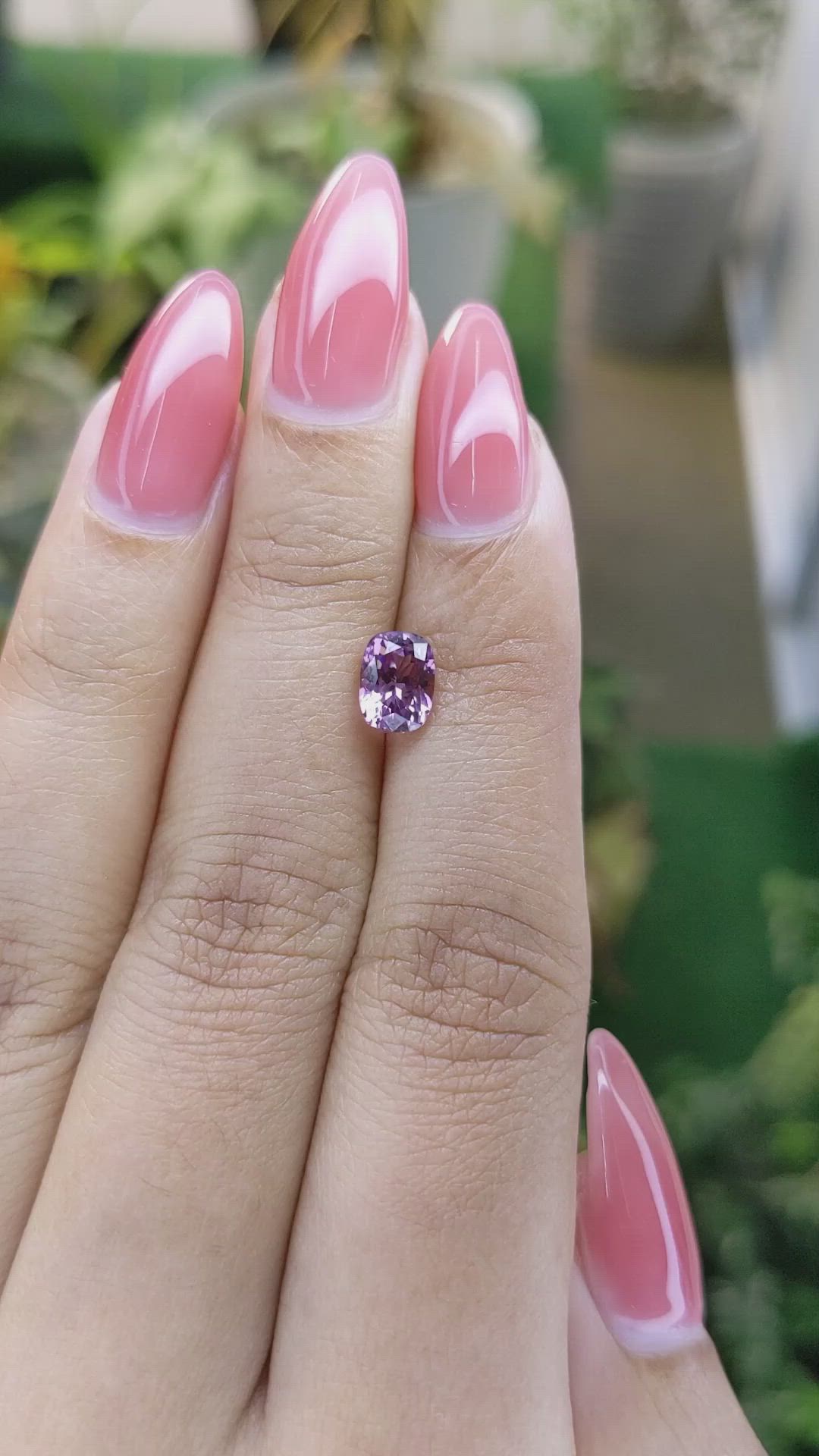 1.26 Ct. Spinel from Ceylon (Sri Lanka) Size Video