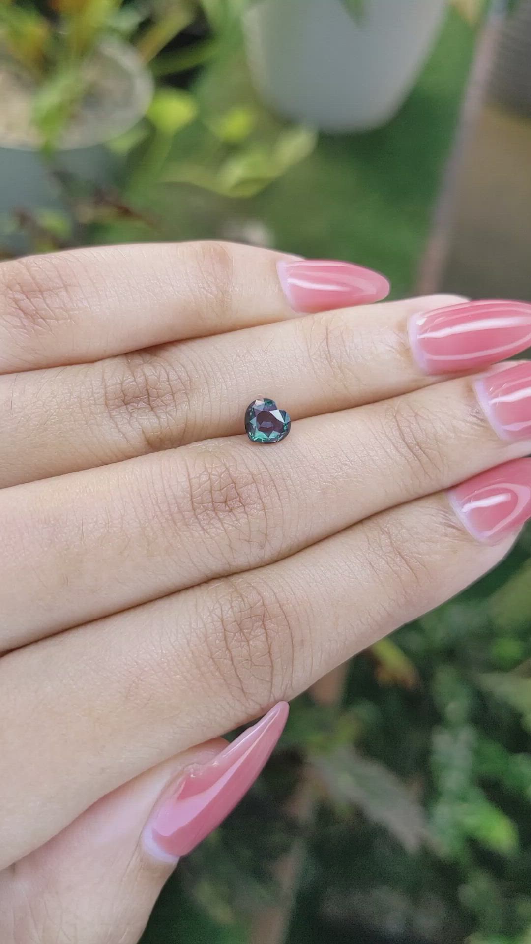 0.98 Ct. Garnet from Ceylon (Sri Lanka) Size Video