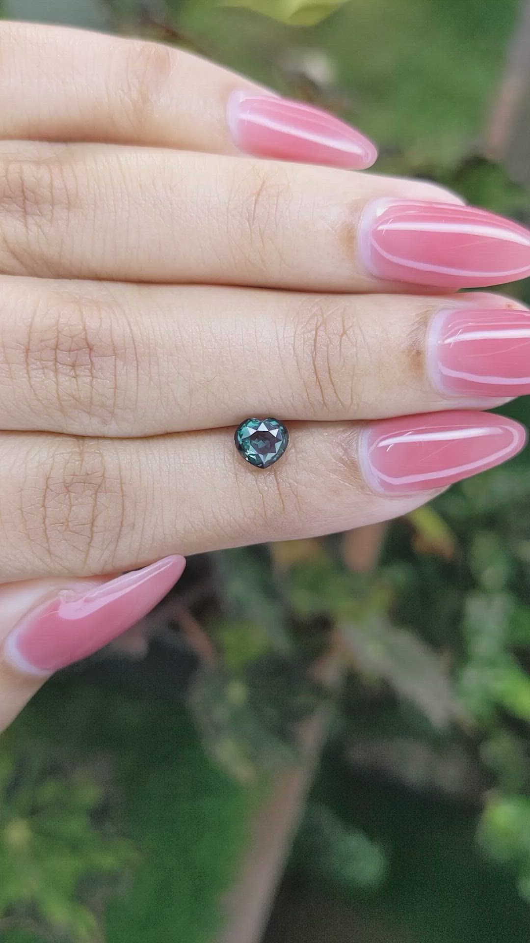 0.98 Ct. Garnet from Ceylon (Sri Lanka) Size Video