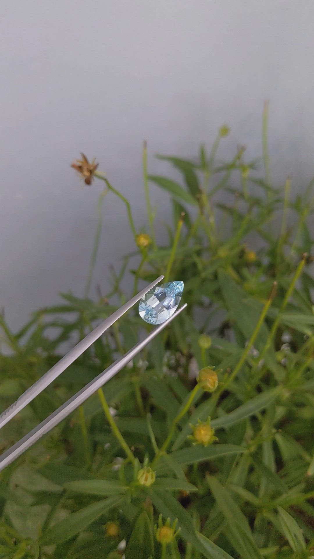3.12 Ct. Aquamarine from Brazil Size Video