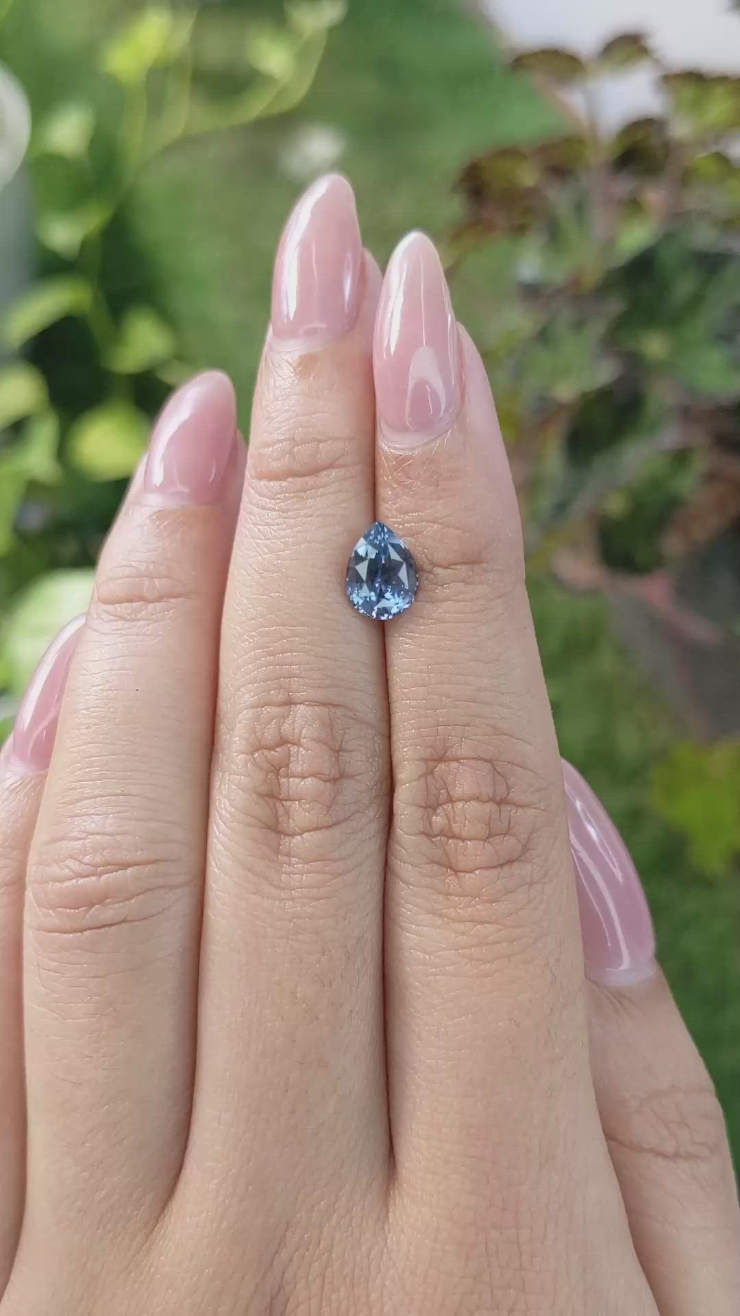 1.95 Ct. Spinel from Ceylon (Sri Lanka) Size Video