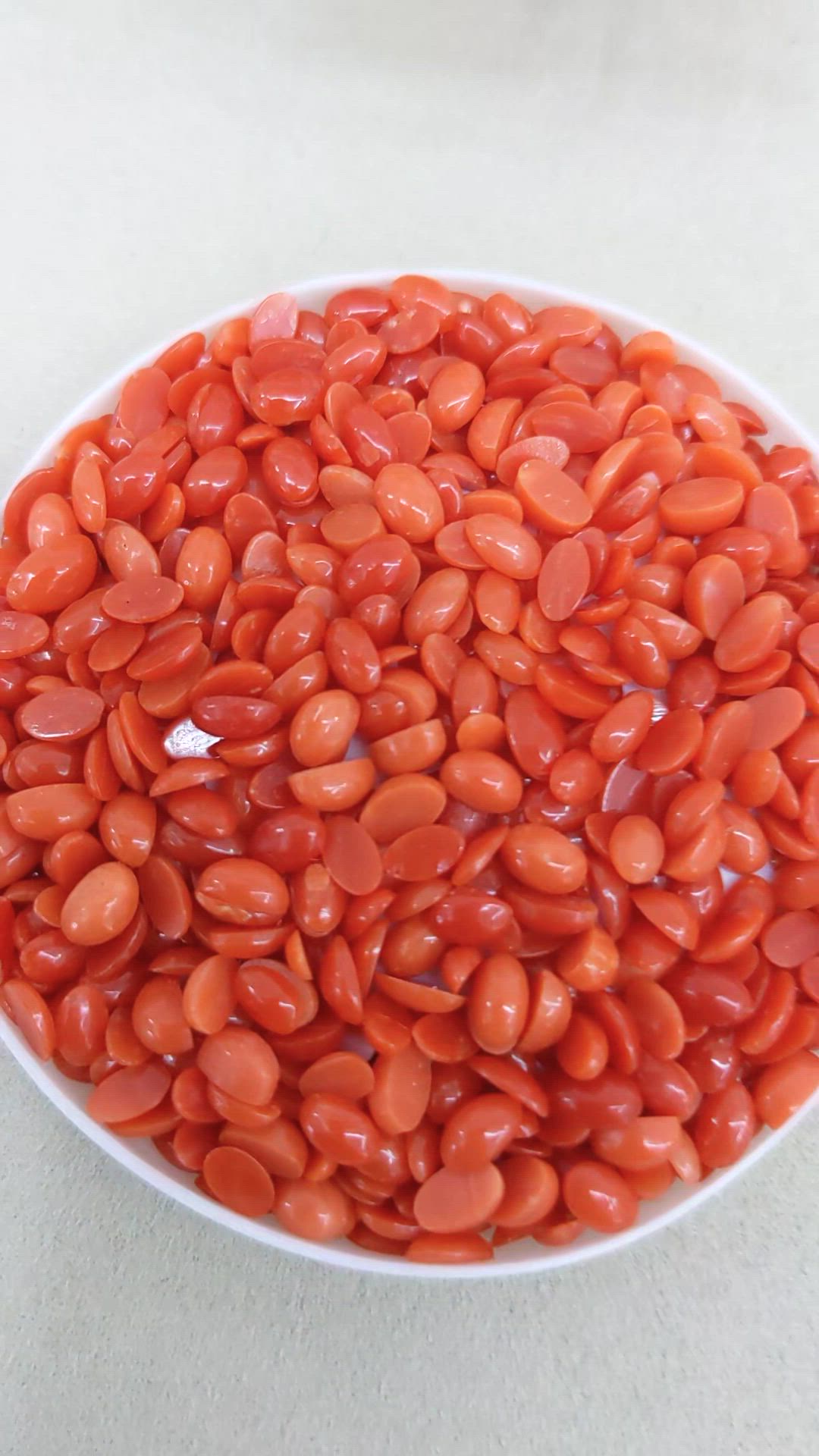 141.75 Ct. Cabochon Coral from Italy Size Video